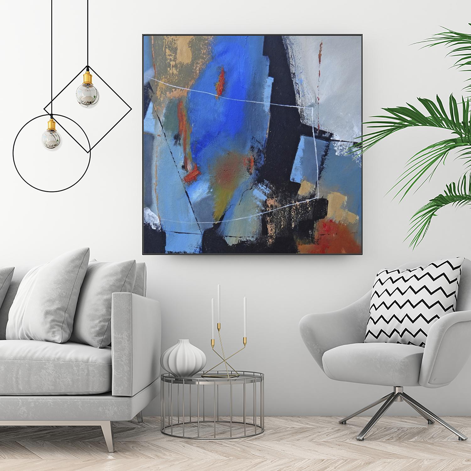 Seperation by Ruth Palmer on GIANT ART - black abstract