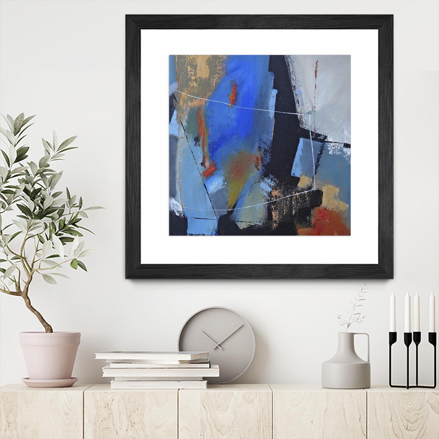 Seperation by Ruth Palmer on GIANT ART - black abstract