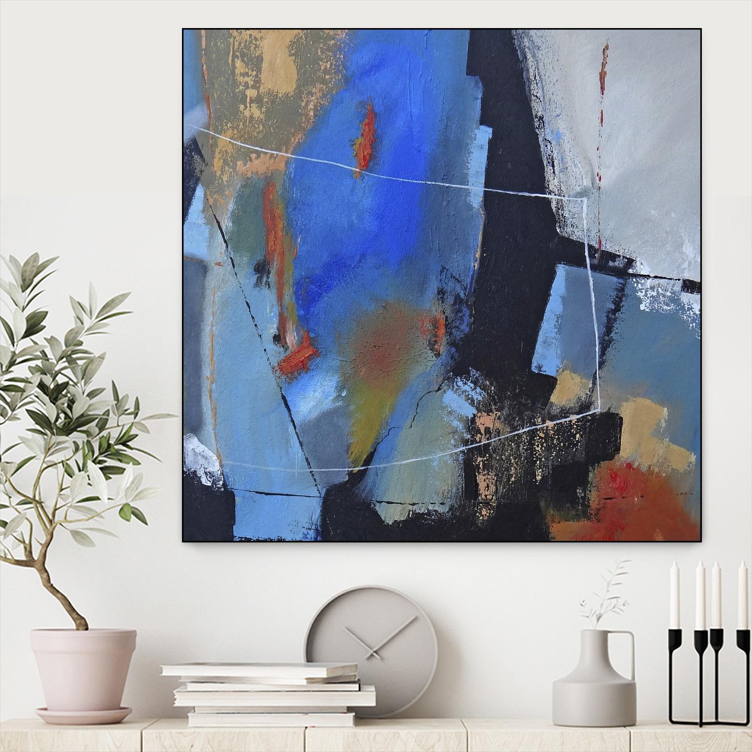 Seperation by Ruth Palmer on GIANT ART - black abstract