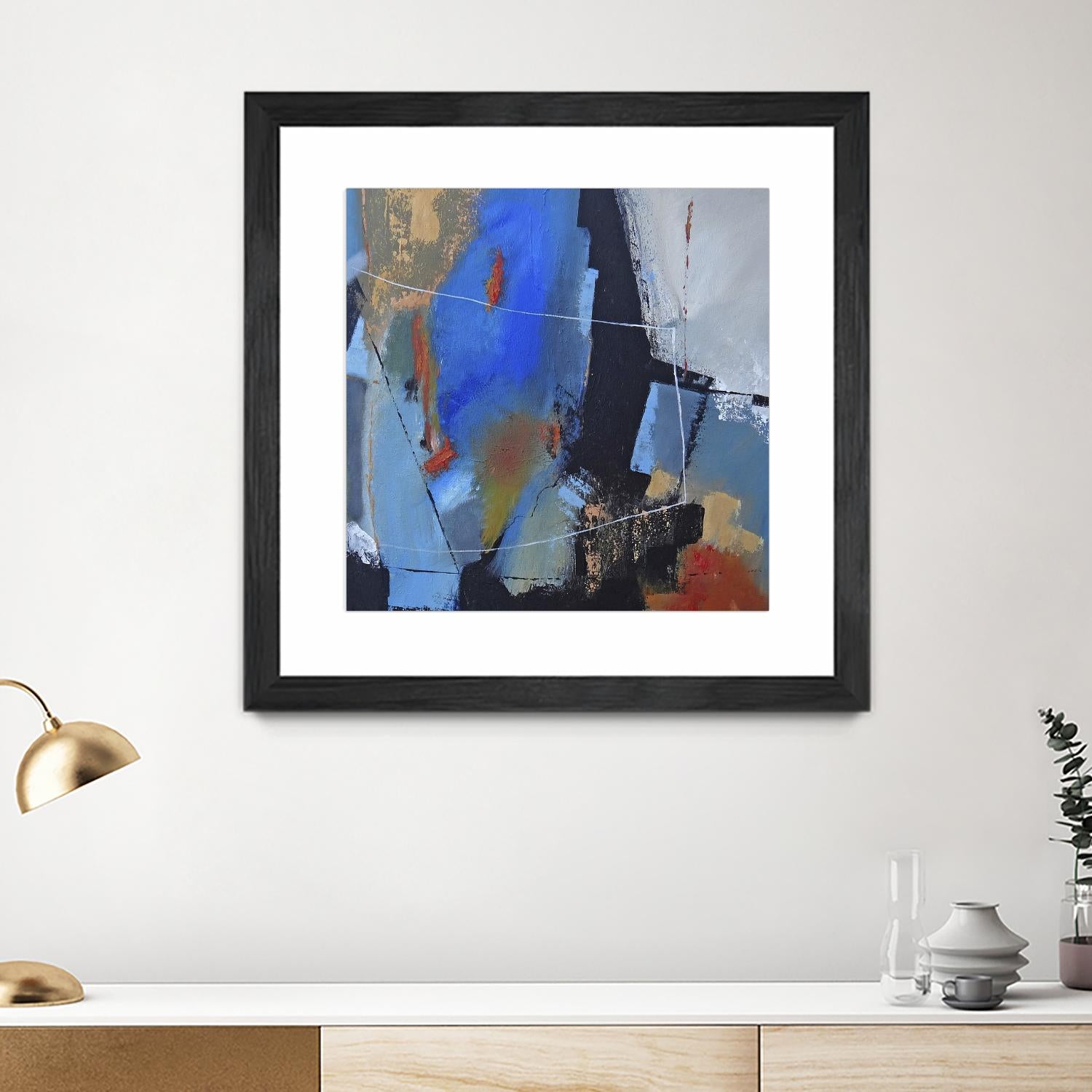 Seperation by Ruth Palmer on GIANT ART - black abstract