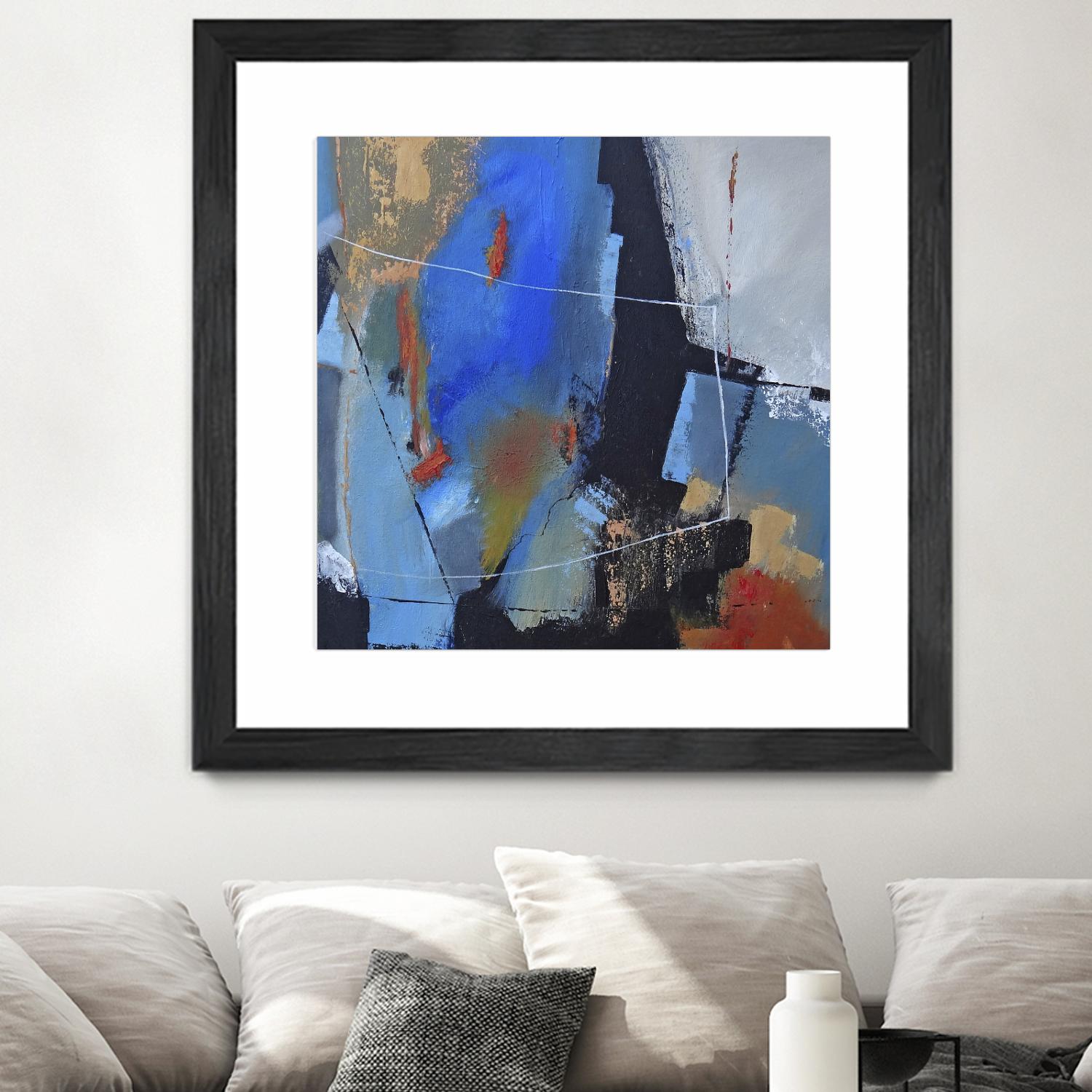 Seperation by Ruth Palmer on GIANT ART - black abstract