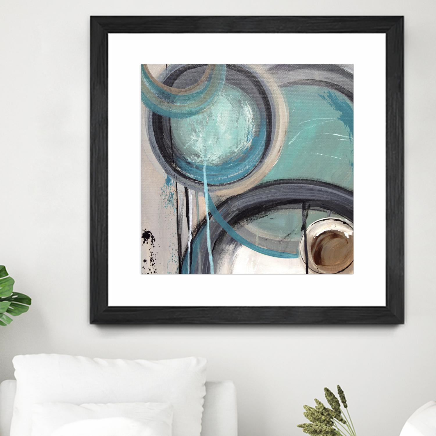 Instant Song I by Ruth Palmer on GIANT ART - black abstract