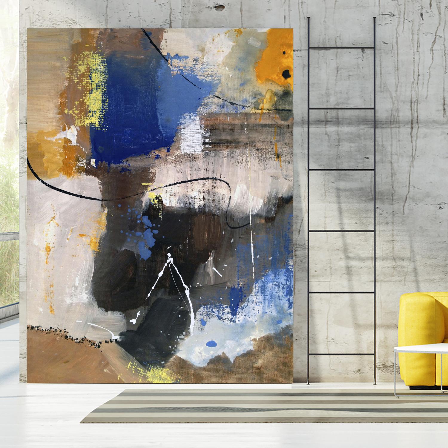 The Day is Near I by Ruth Palmer on GIANT ART - black abstract