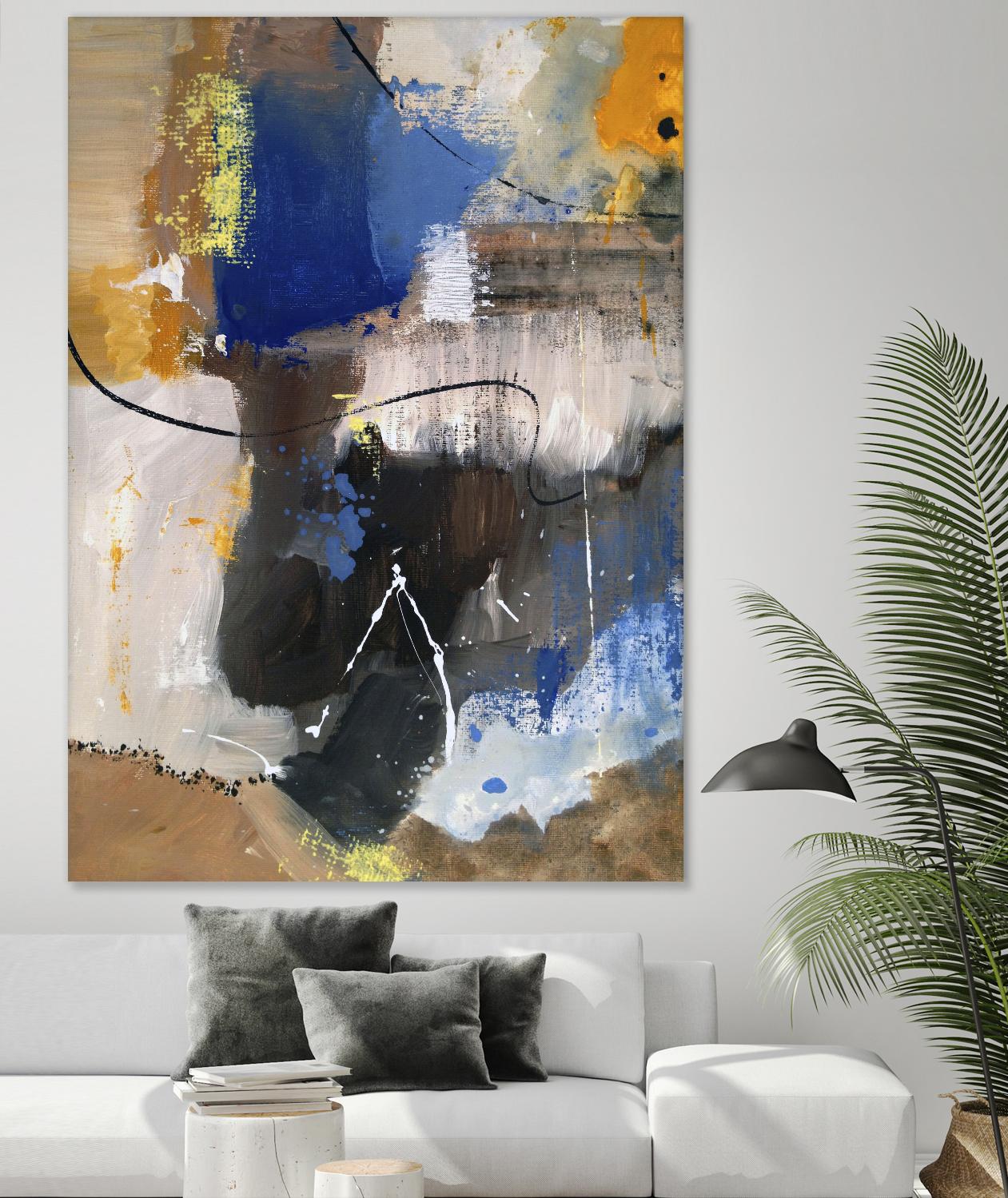 The Day is Near I by Ruth Palmer on GIANT ART - black abstract