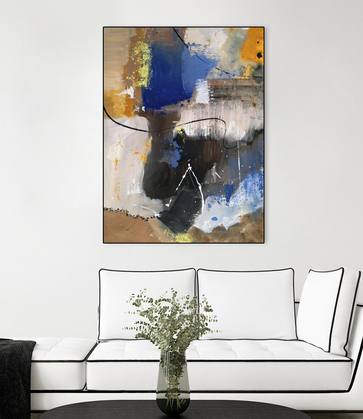 The Day is Near I by Ruth Palmer on GIANT ART - black abstract