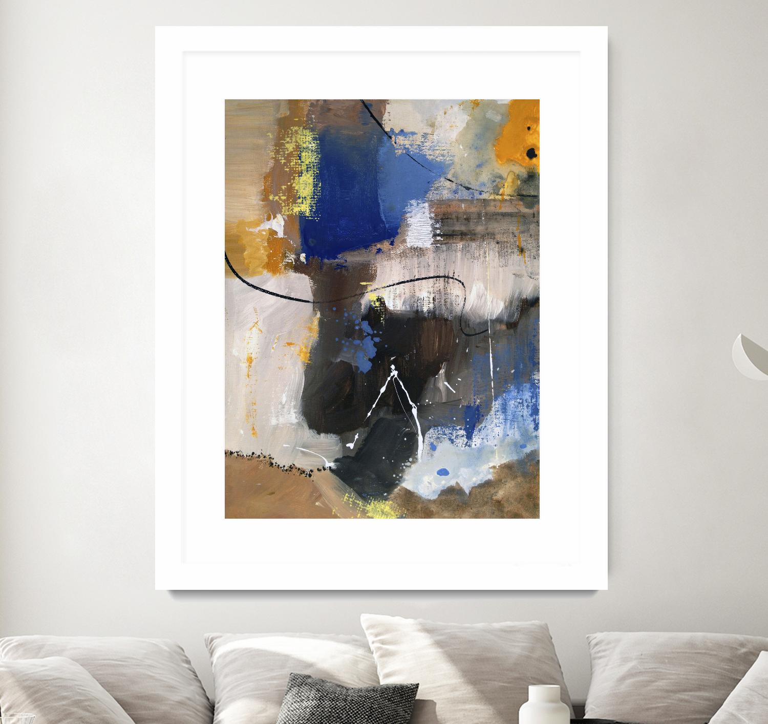 The Day is Near I by Ruth Palmer on GIANT ART - beige abstract