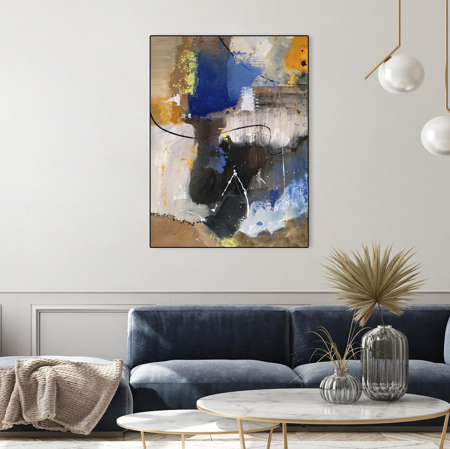 The Day is Near I by Ruth Palmer on GIANT ART - black abstract