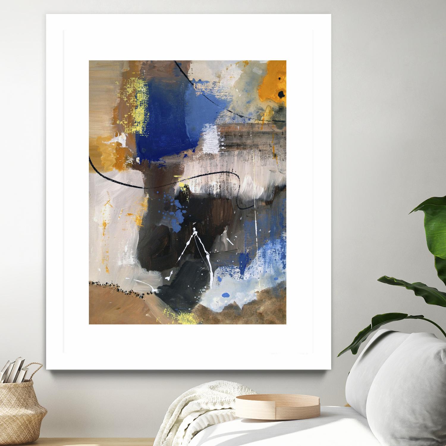 The Day is Near I by Ruth Palmer on GIANT ART - beige abstract