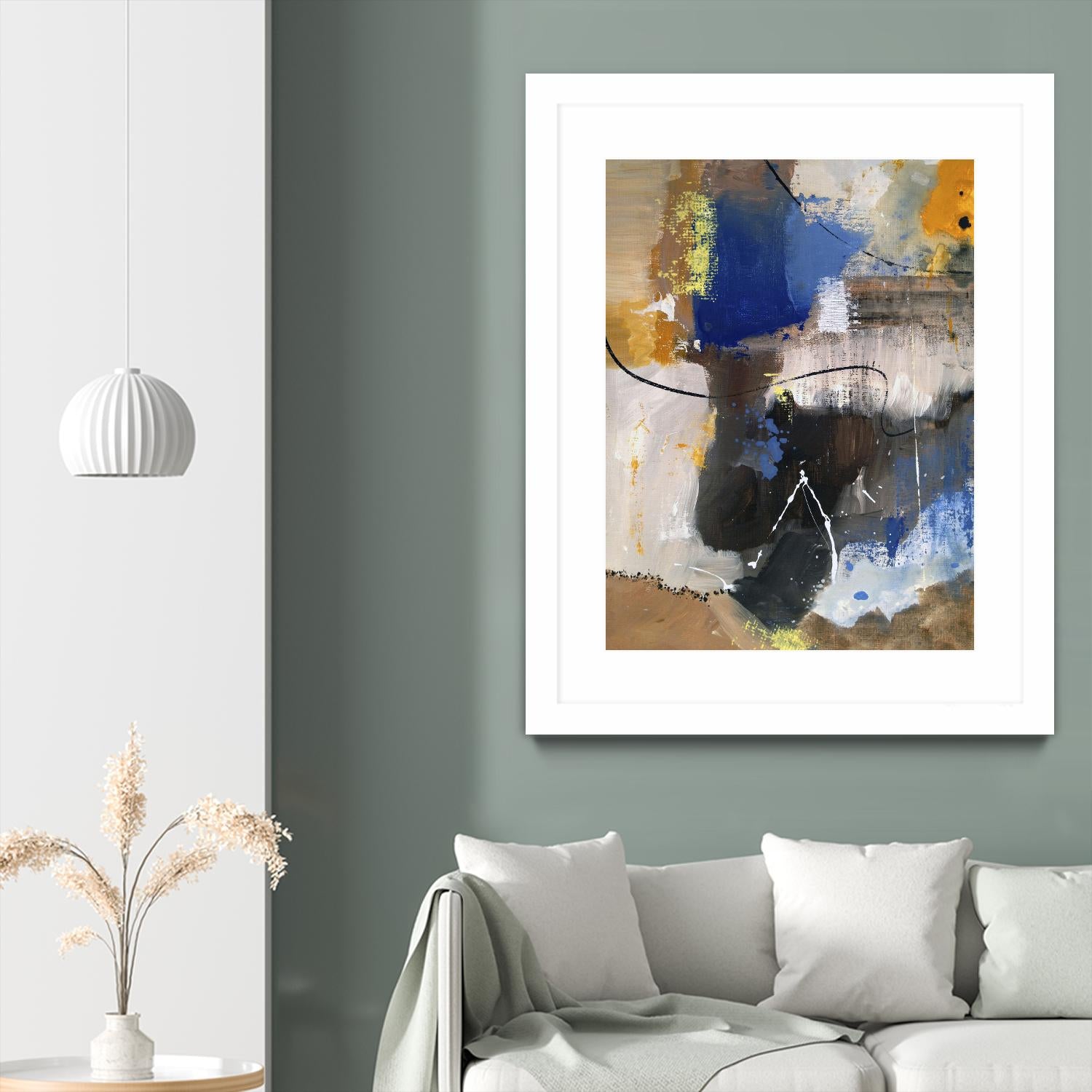 The Day is Near I by Ruth Palmer on GIANT ART - beige abstract