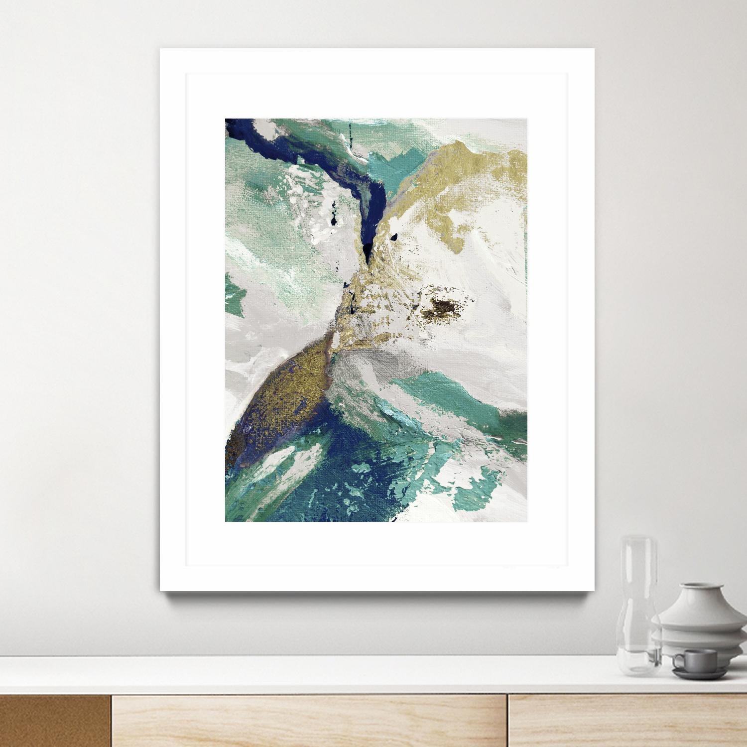 Riviera III by Ruth Palmer on GIANT ART - white abstract