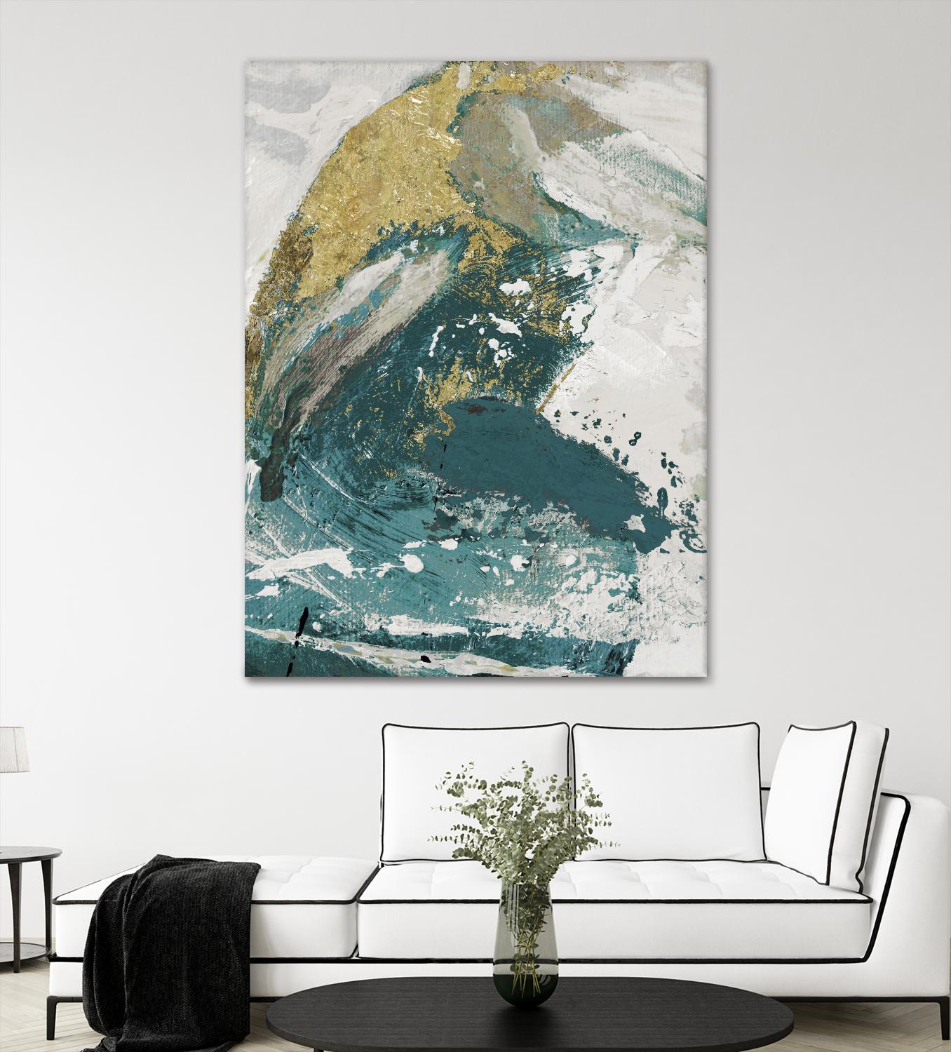 Riviera IV by Ruth Palmer on GIANT ART - white abstract