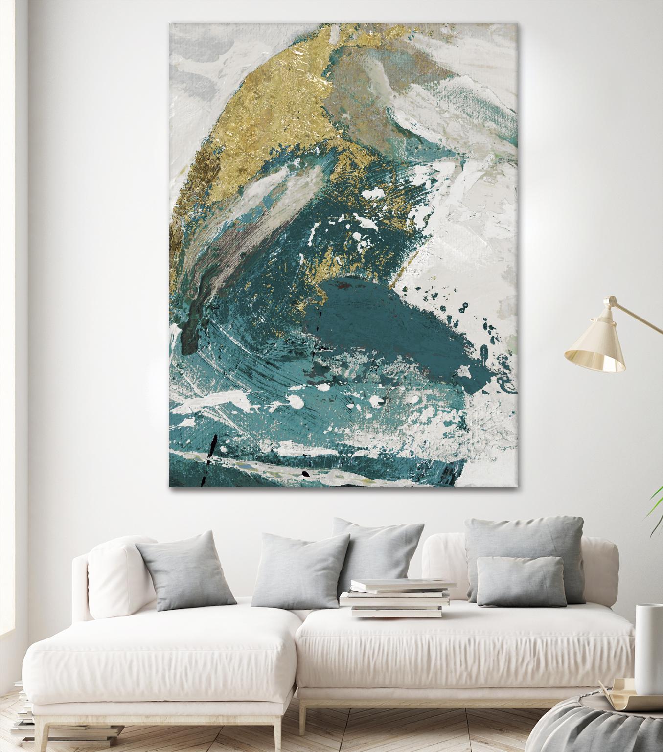 Riviera IV by Ruth Palmer on GIANT ART - white abstract
