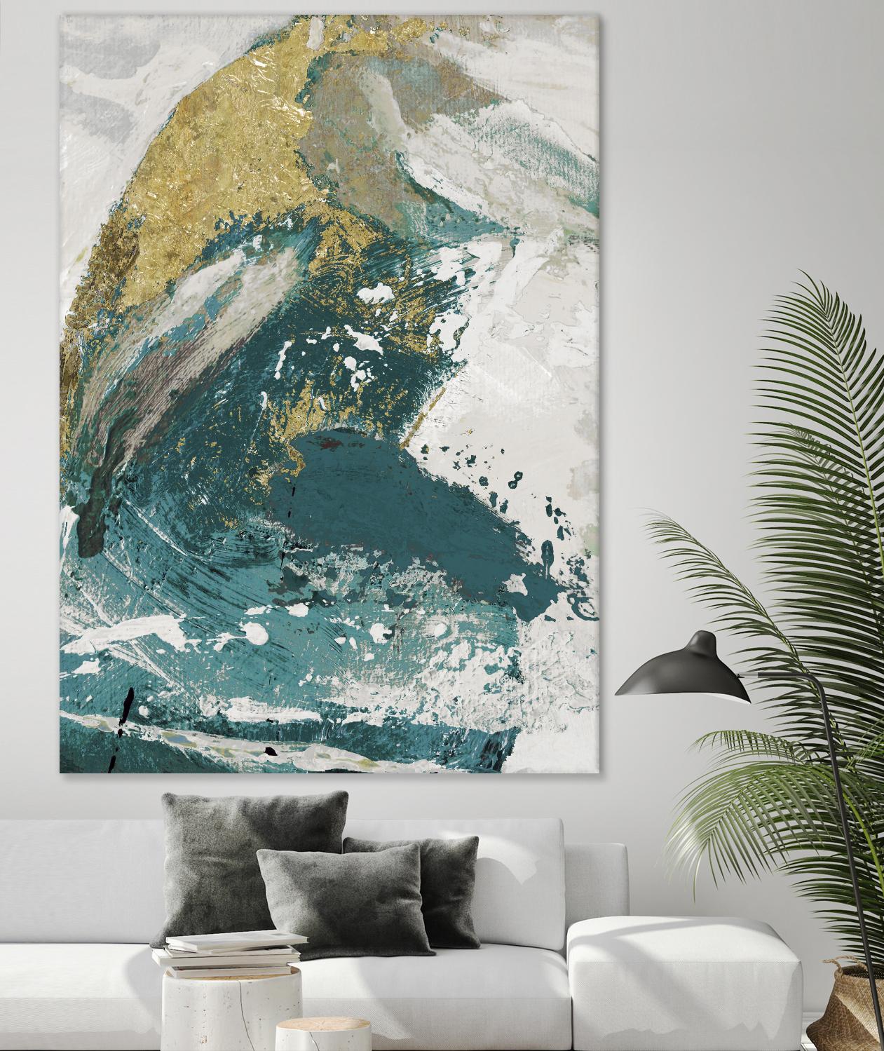 Riviera IV by Ruth Palmer on GIANT ART - white abstract