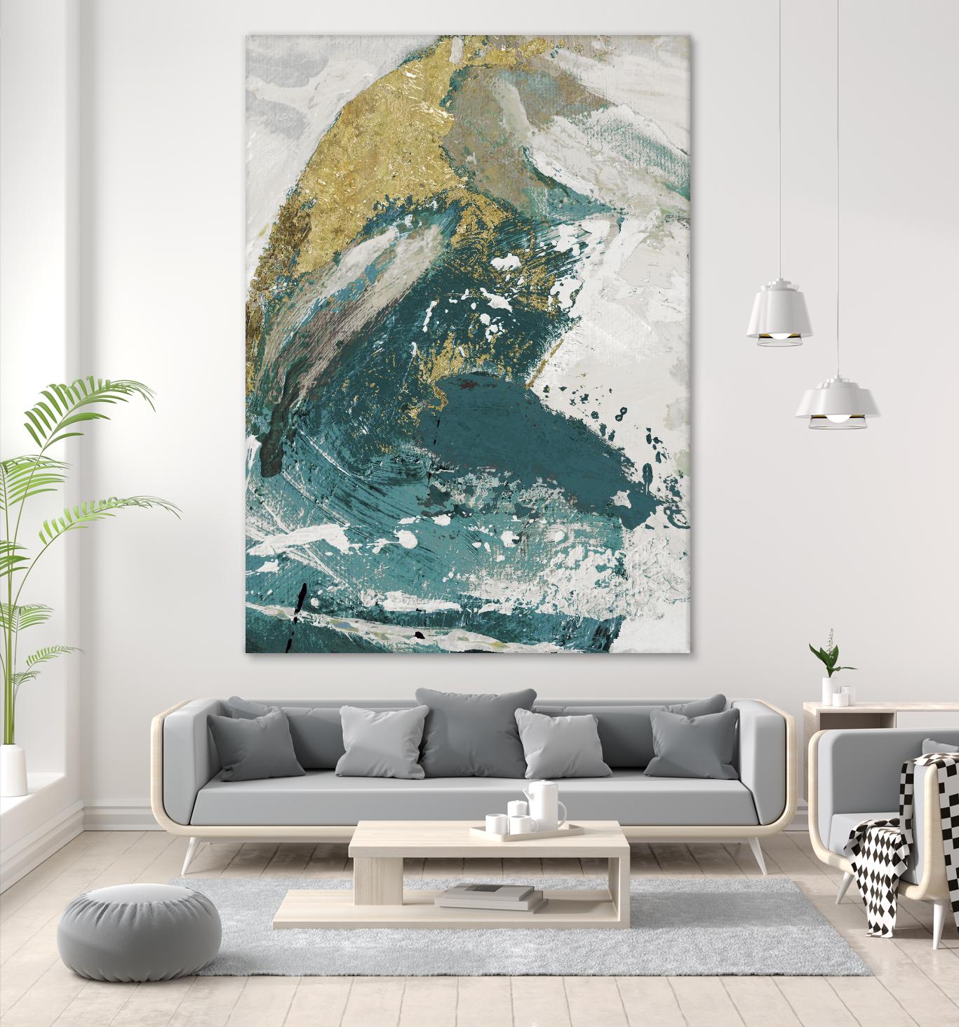 Riviera IV by Ruth Palmer on GIANT ART - white abstract