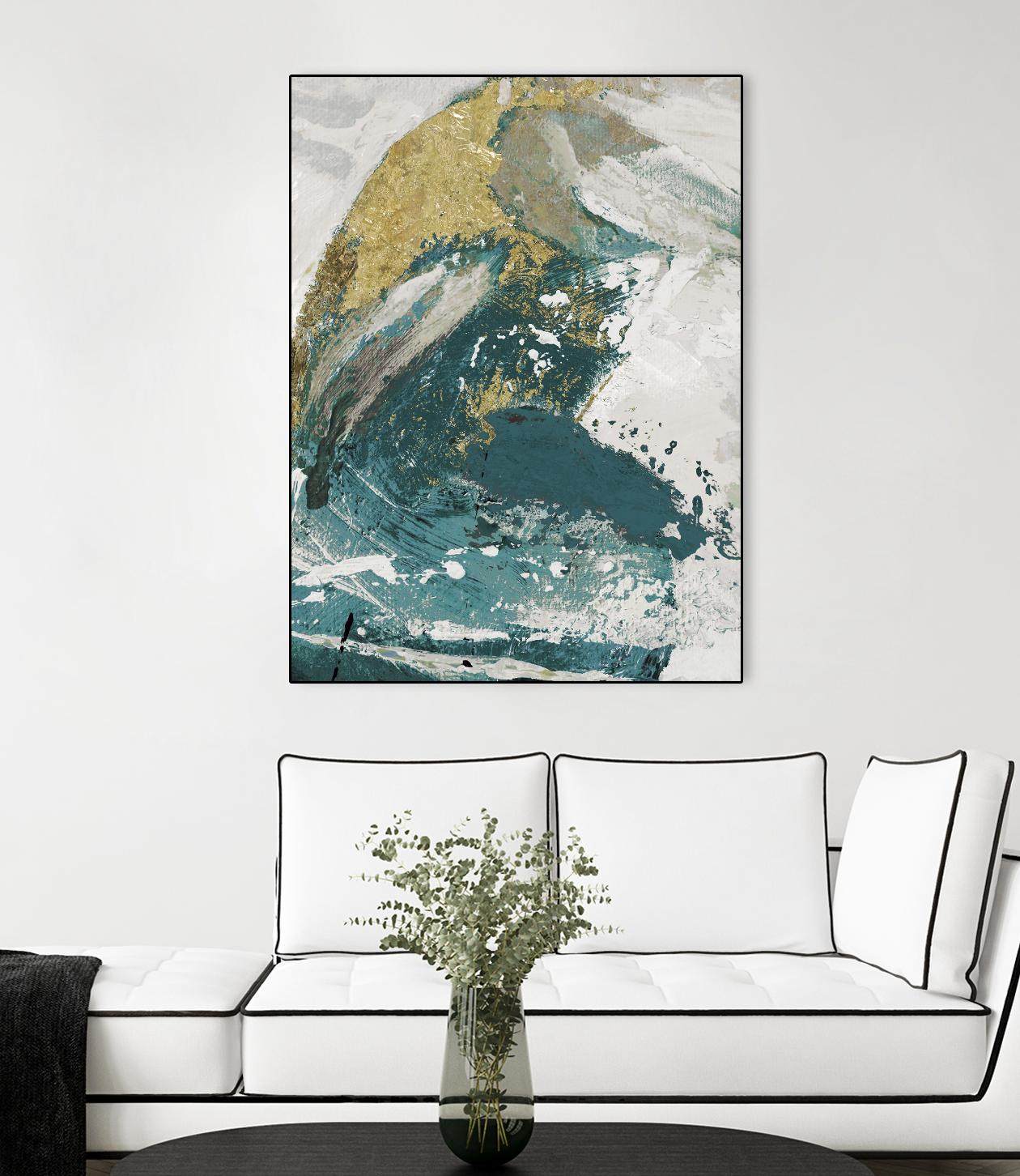 Riviera IV by Ruth Palmer on GIANT ART - white abstract