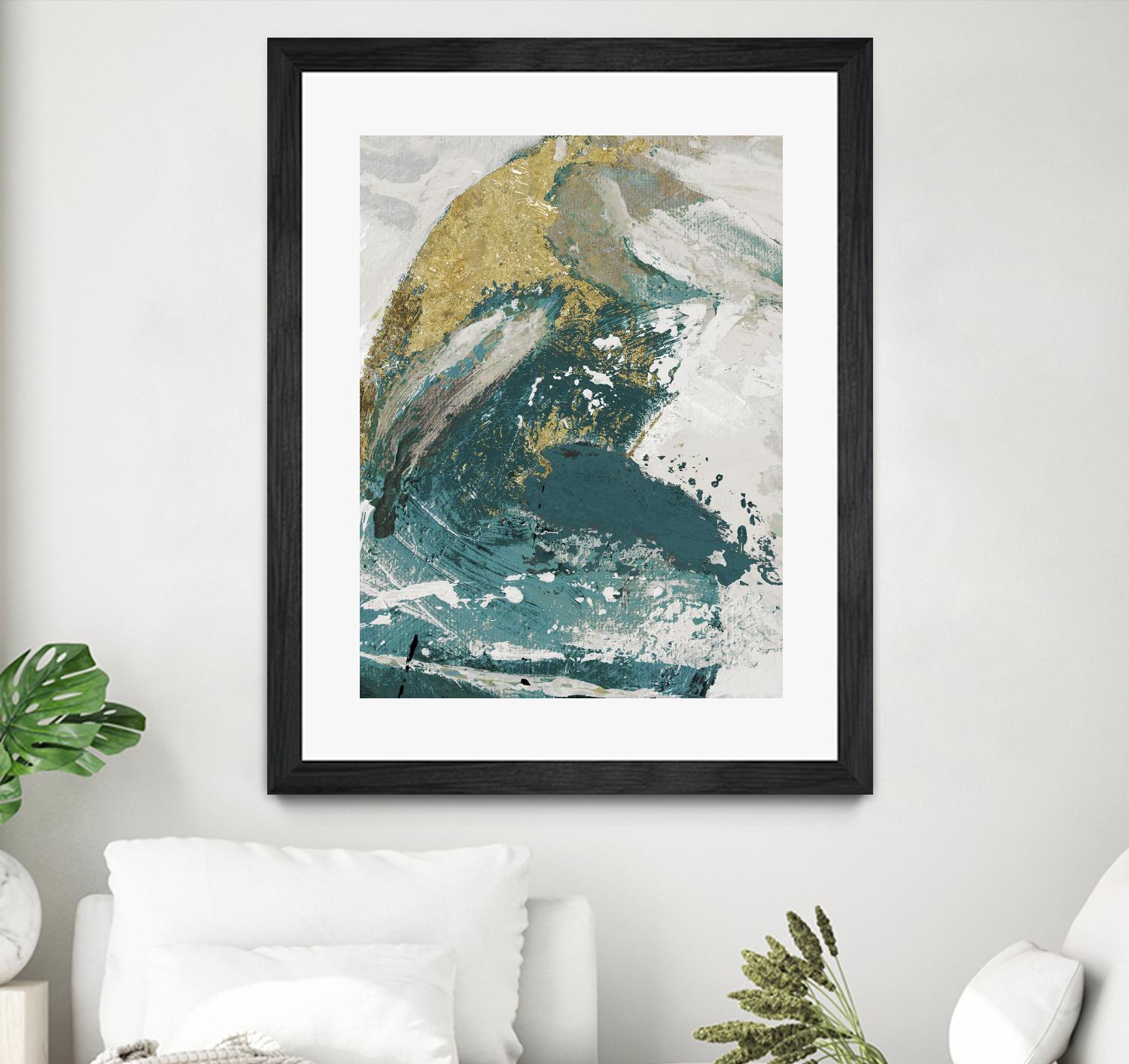 Riviera IV by Ruth Palmer on GIANT ART - white abstract