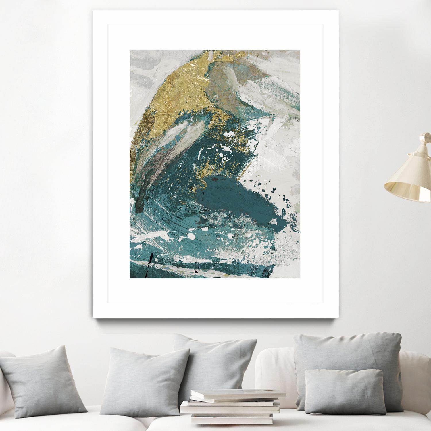 Riviera IV by Ruth Palmer on GIANT ART - white abstract