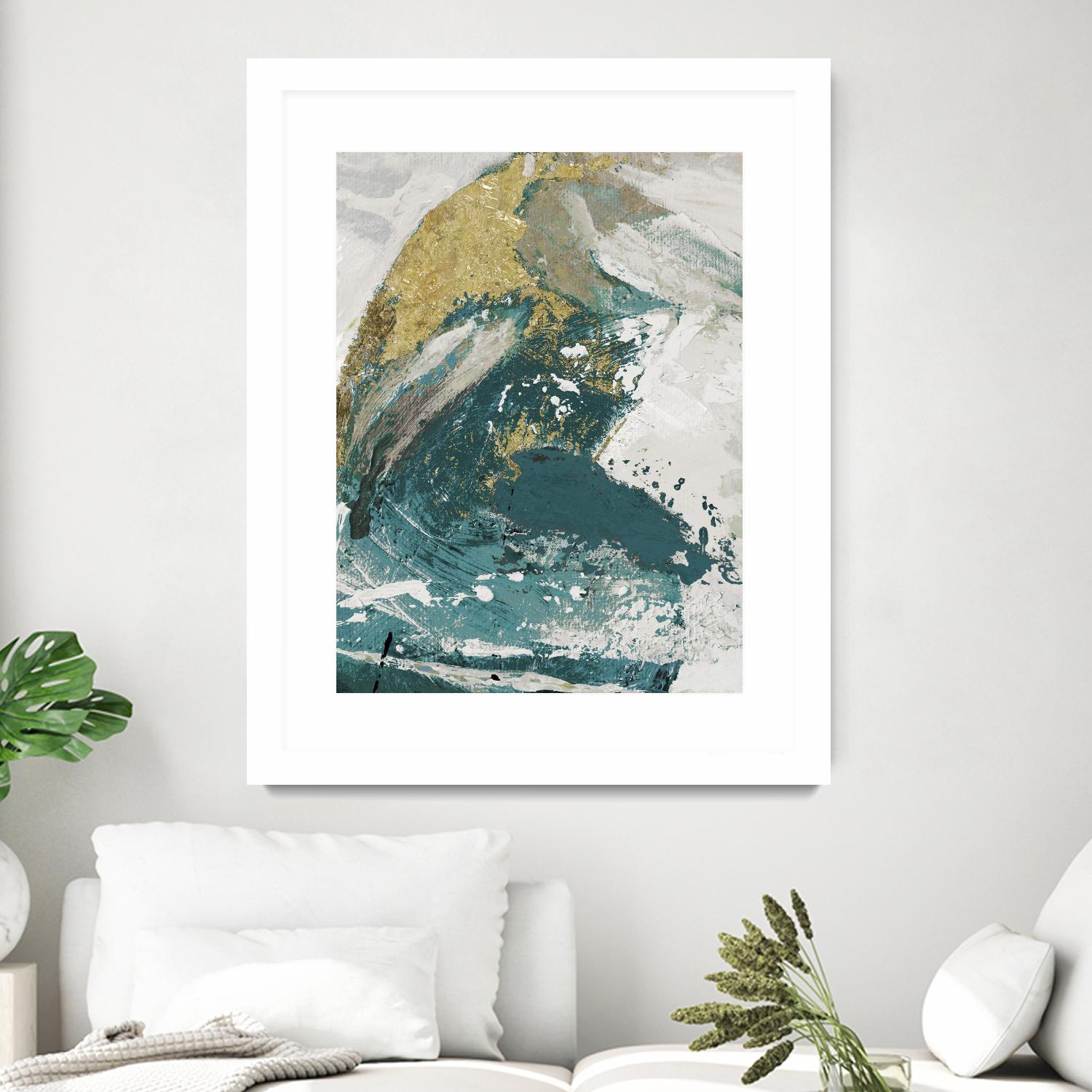 Riviera IV by Ruth Palmer on GIANT ART - white abstract