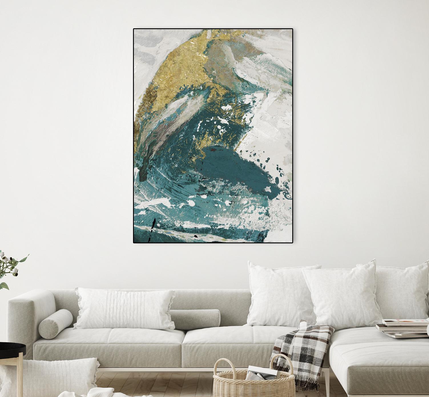 Riviera IV by Ruth Palmer on GIANT ART - white abstract