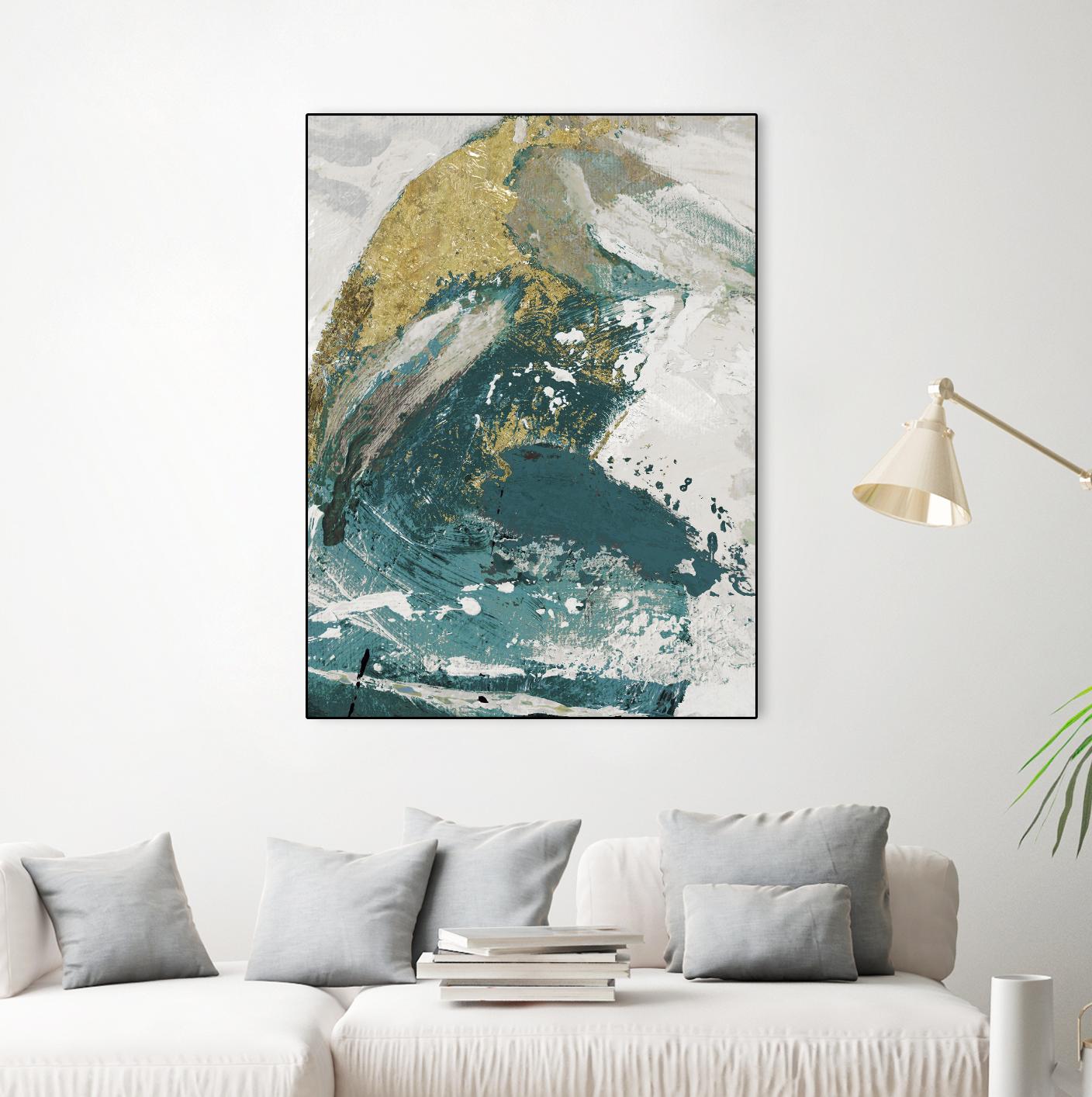 Riviera IV by Ruth Palmer on GIANT ART - white abstract