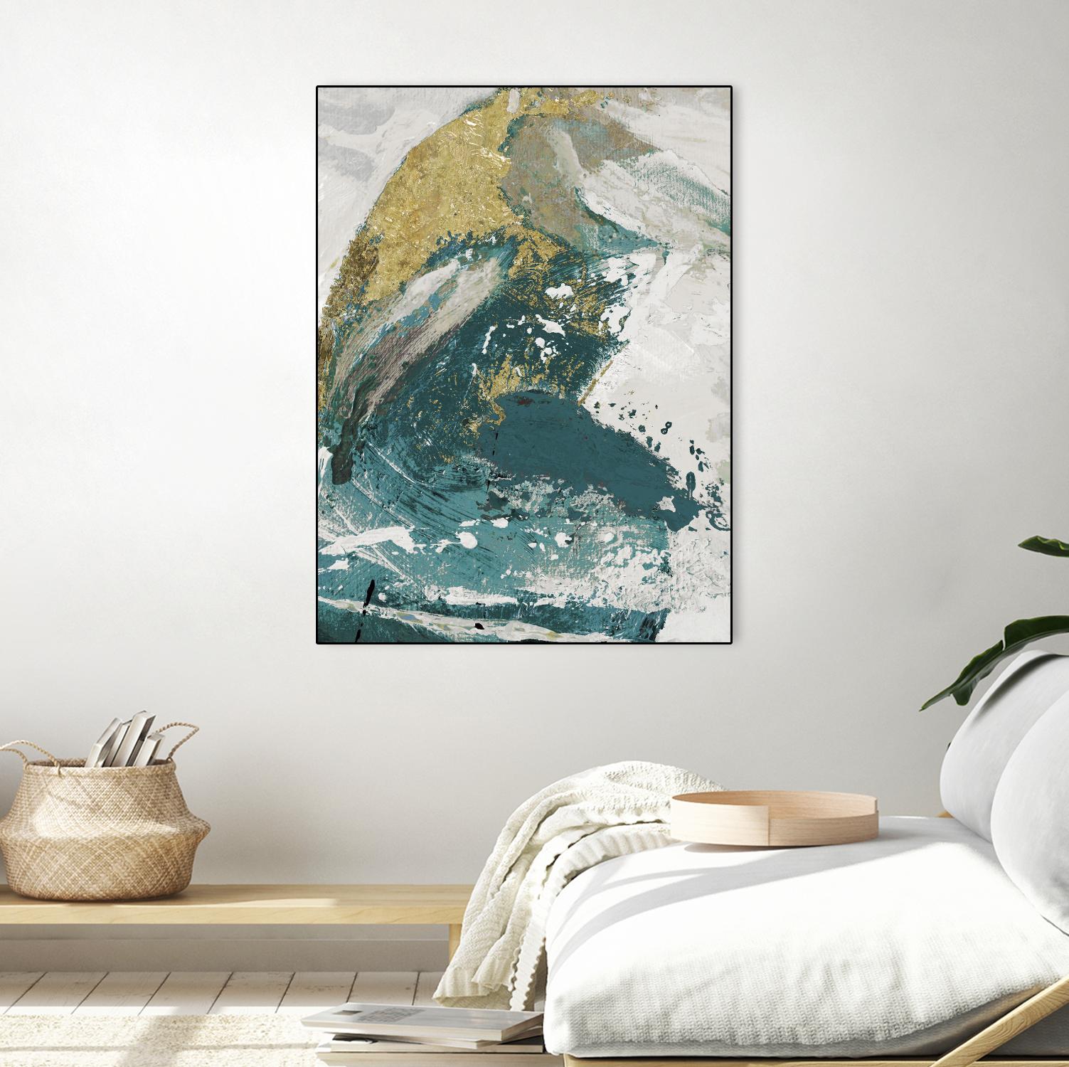 Riviera IV by Ruth Palmer on GIANT ART - white abstract