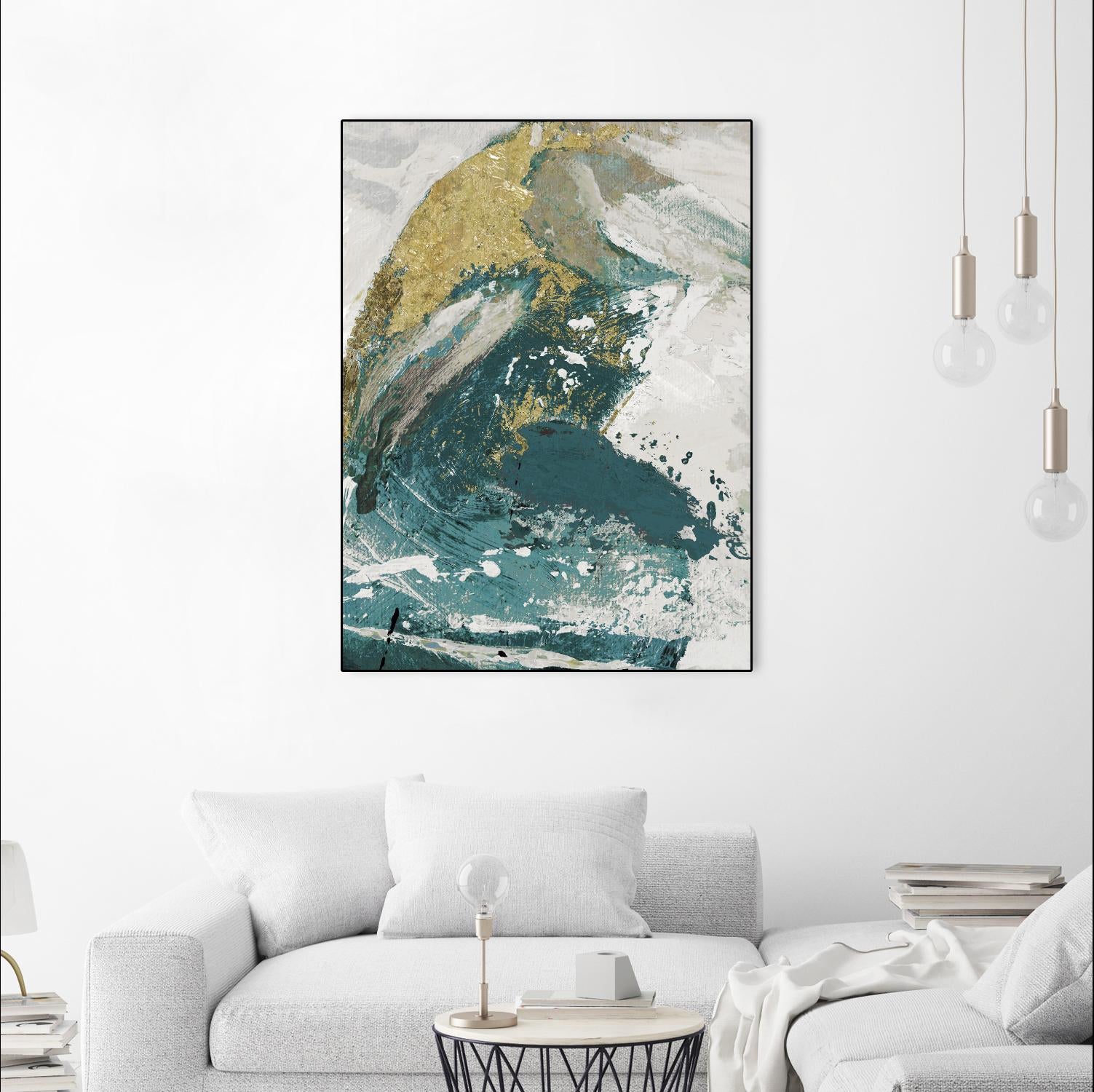 Riviera IV by Ruth Palmer on GIANT ART - white abstract