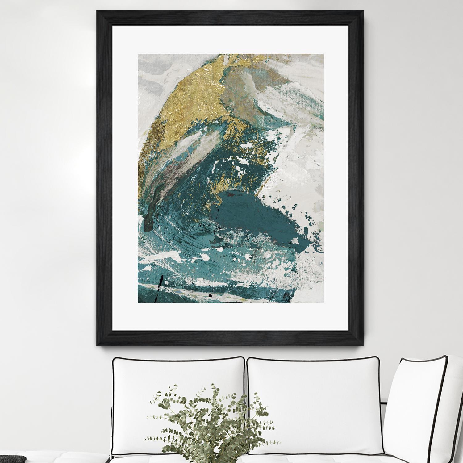 Riviera IV by Ruth Palmer on GIANT ART - white abstract