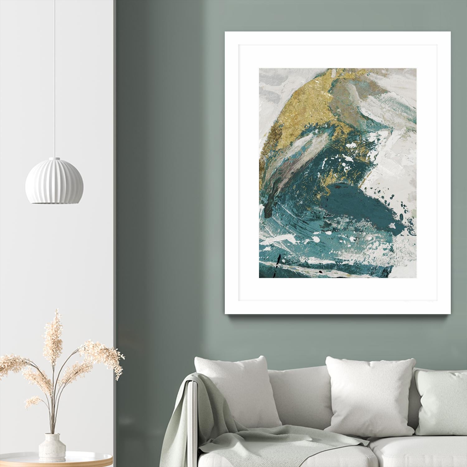 Riviera IV by Ruth Palmer on GIANT ART - white abstract