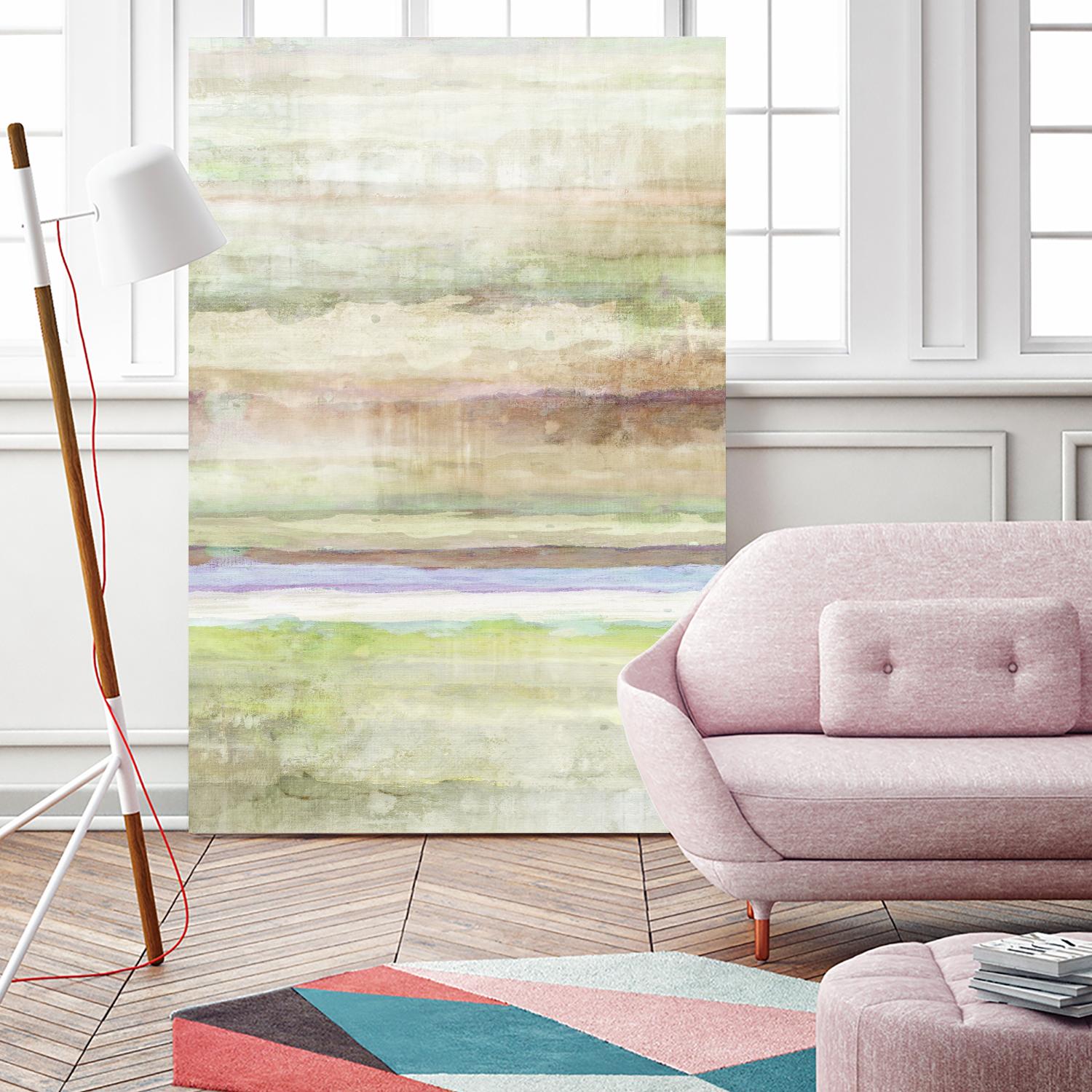 Summer Splash I by Ruth Palmer on GIANT ART - red abstract