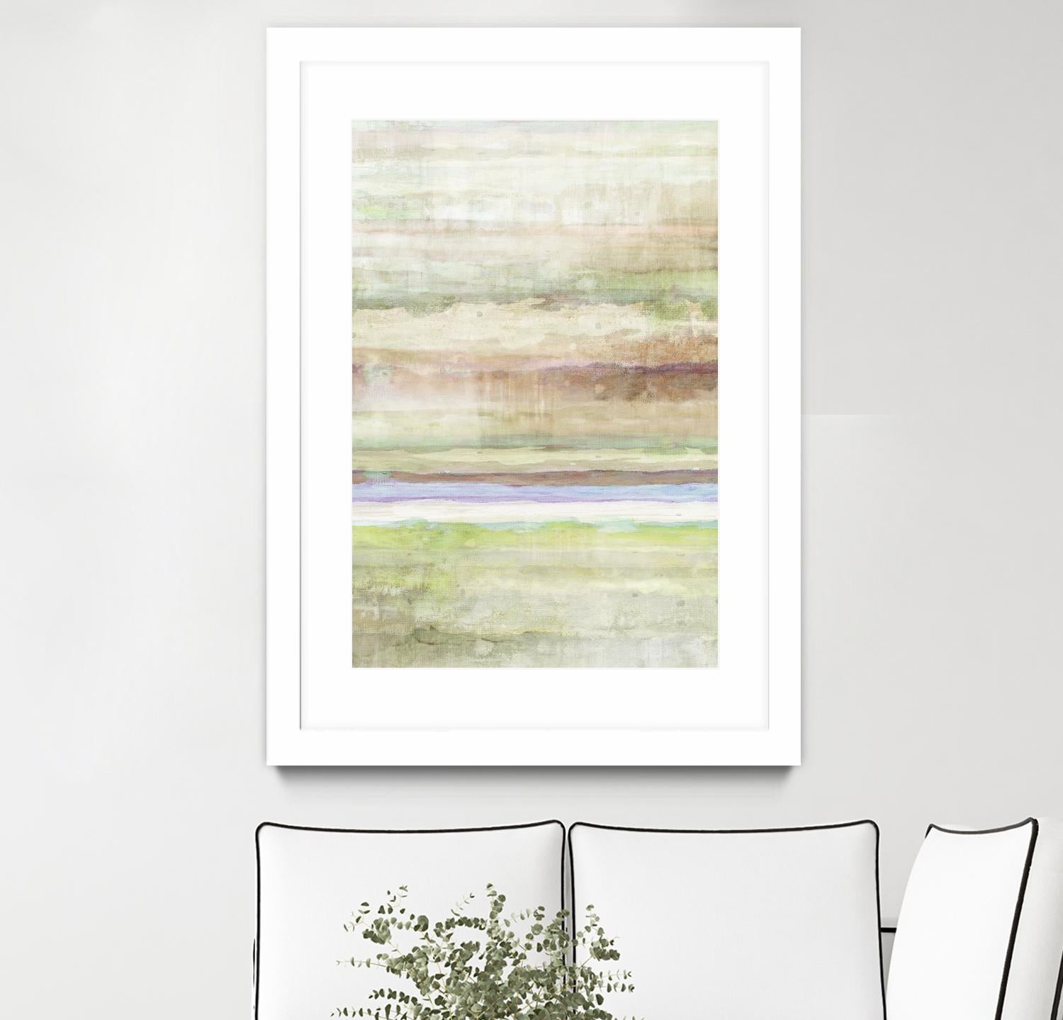 Summer Splash I by Ruth Palmer on GIANT ART - beige abstract