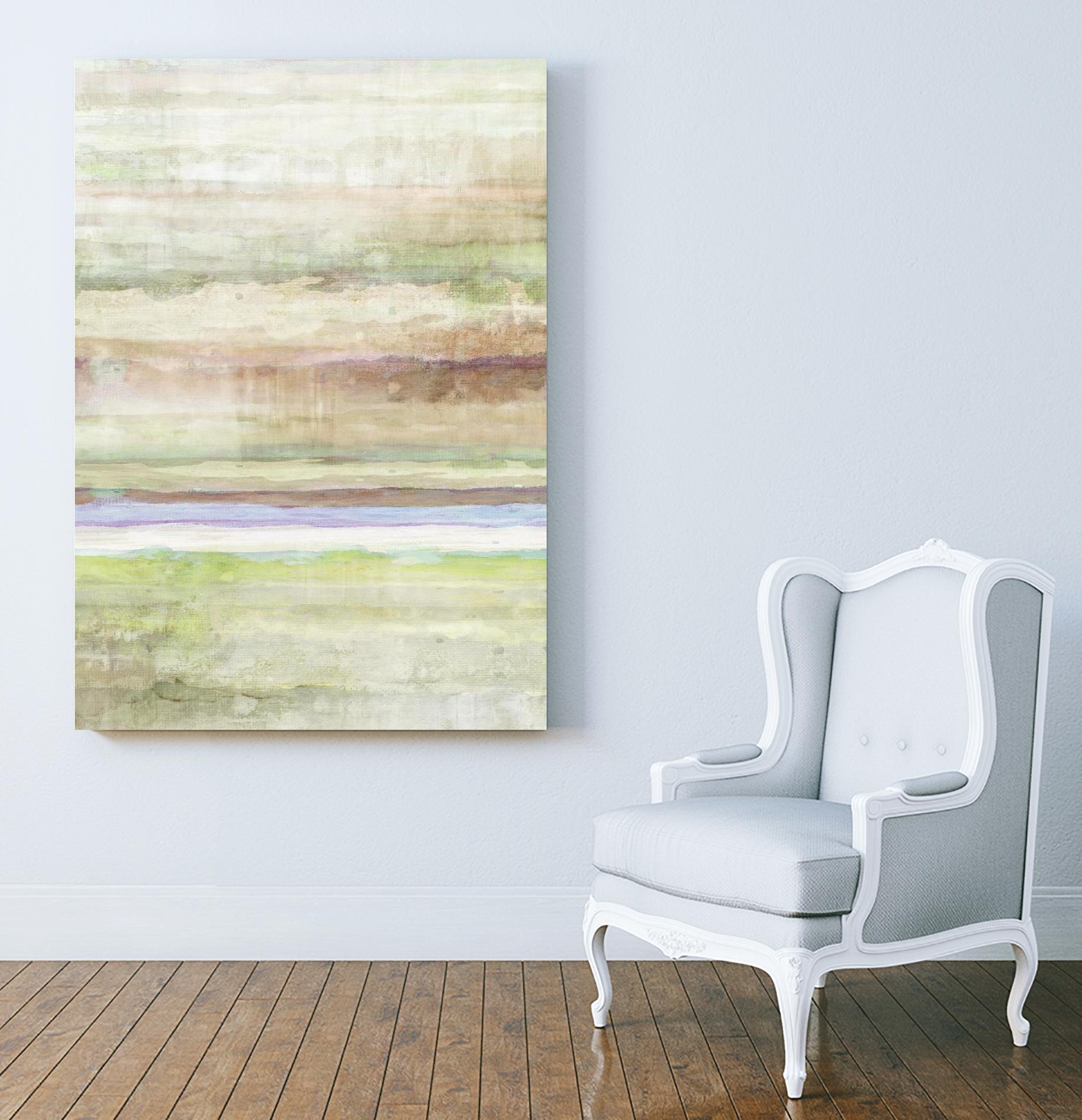 Summer Splash I by Ruth Palmer on GIANT ART - beige abstract