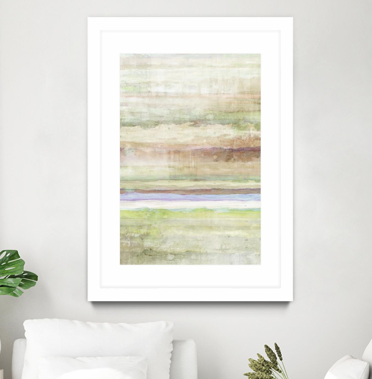 Summer Splash I by Ruth Palmer on GIANT ART - beige abstract