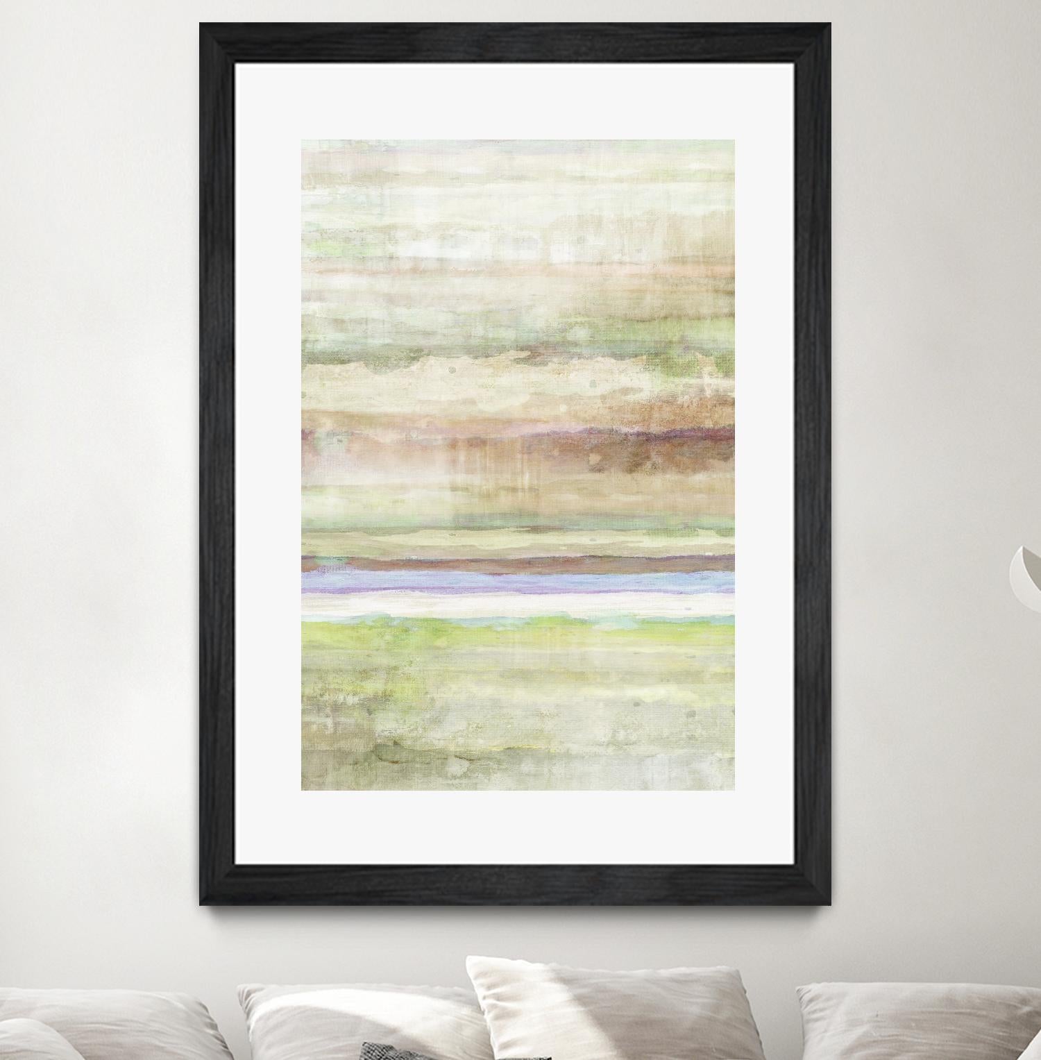 Summer Splash I by Ruth Palmer on GIANT ART - beige abstract