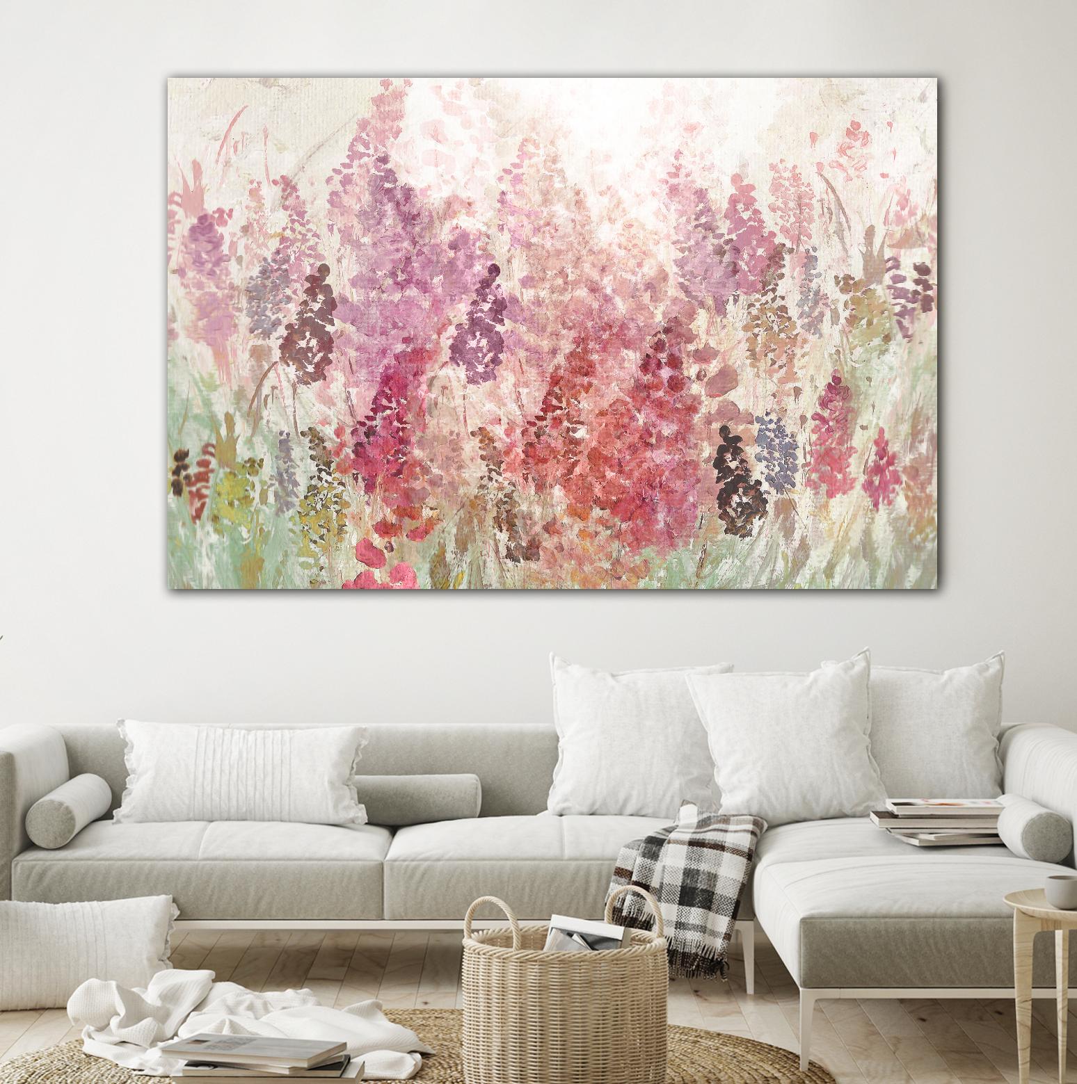 Summer Haze by Ruth Palmer on GIANT ART - red abstract