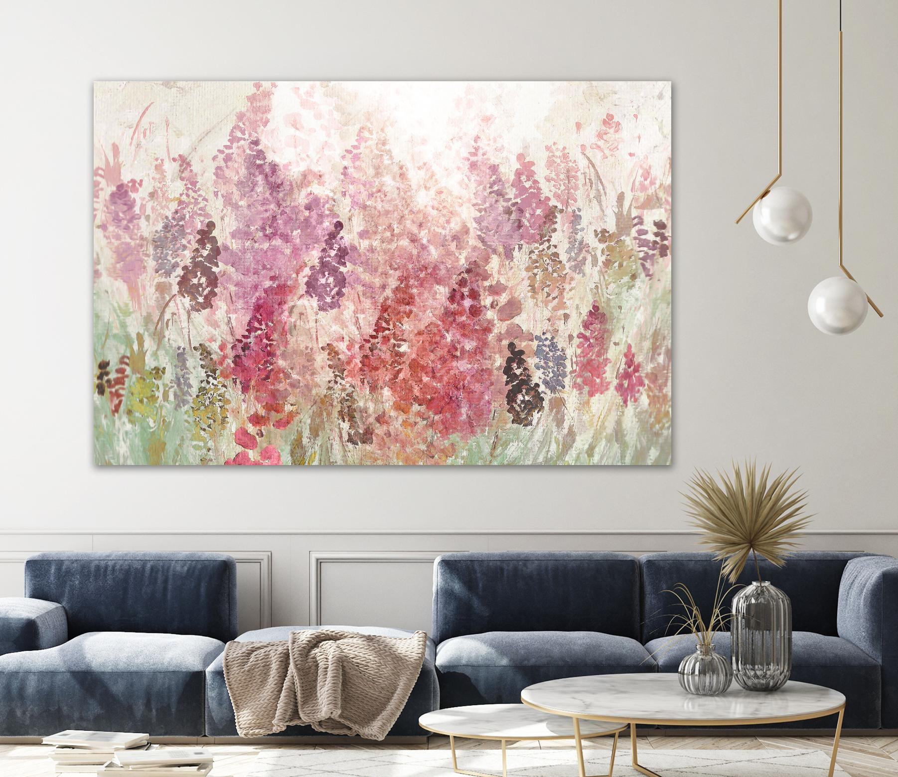 Summer Haze by Ruth Palmer on GIANT ART - red abstract