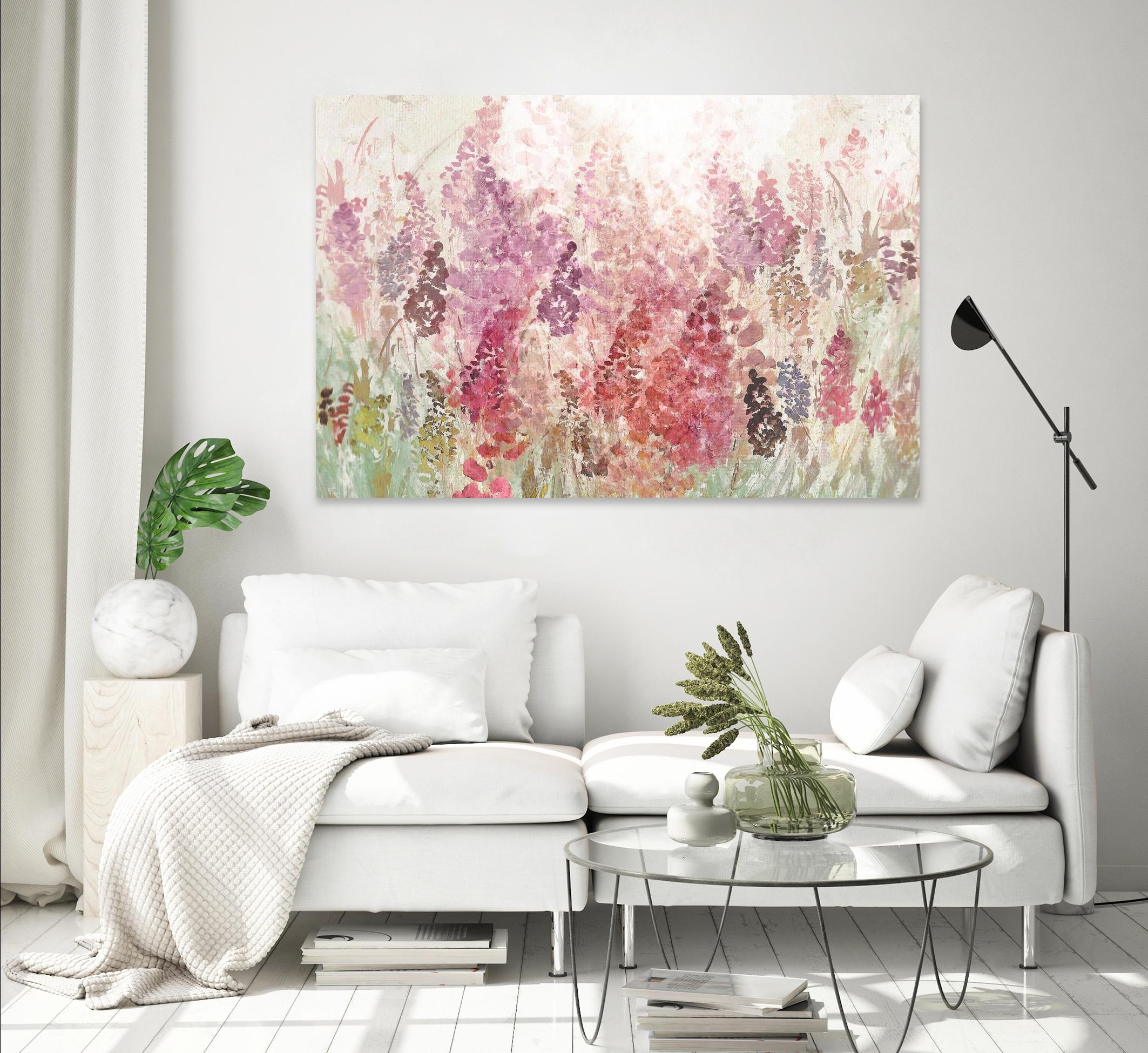 Summer Haze by Ruth Palmer on GIANT ART - pink flowers