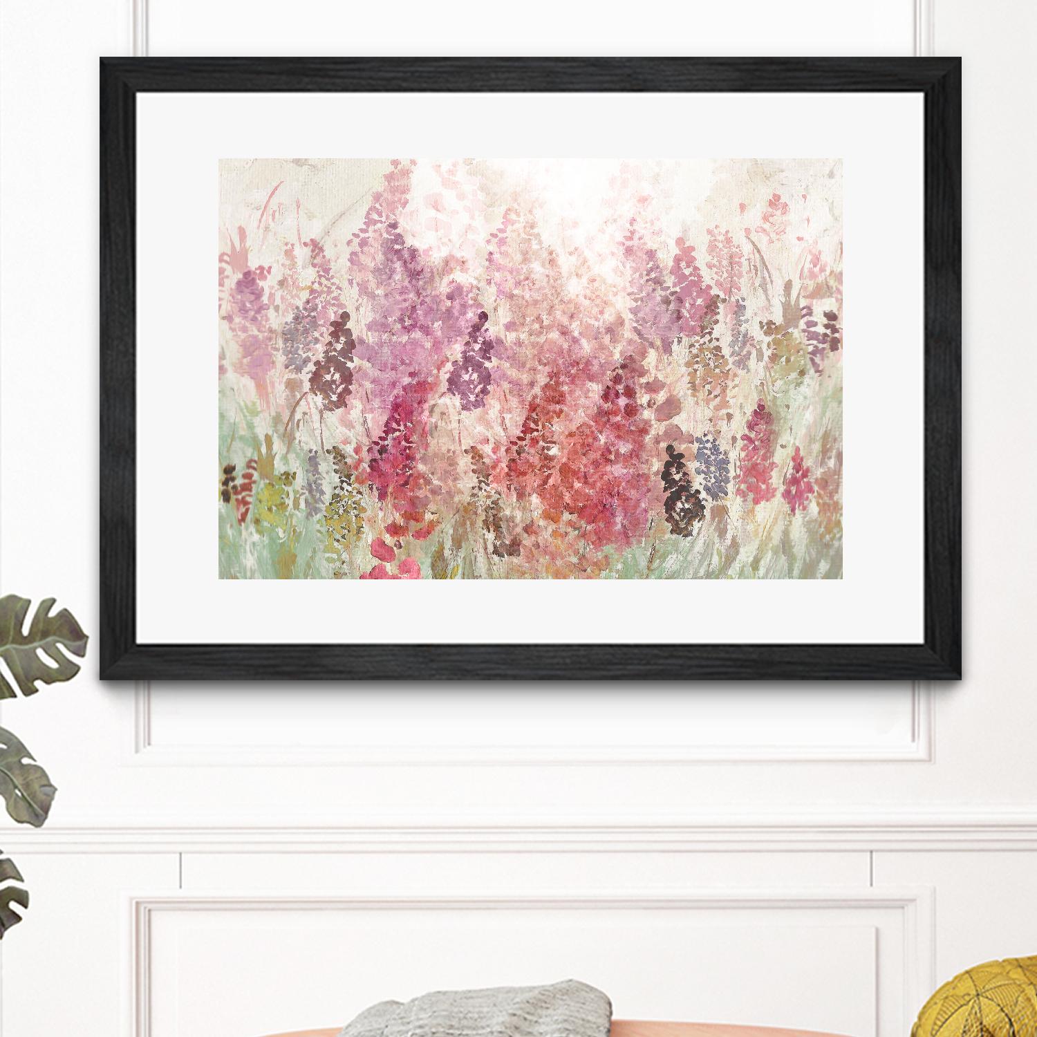 Summer Haze by Ruth Palmer on GIANT ART - pink flowers