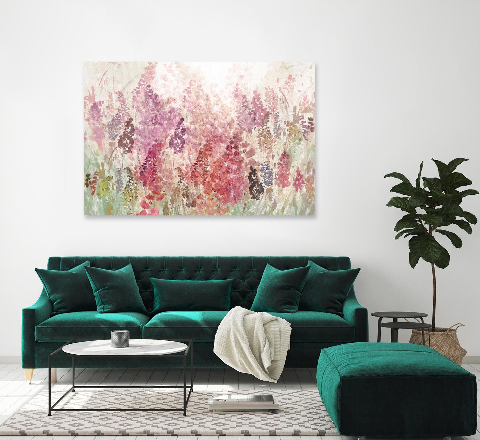 Summer Haze by Ruth Palmer on GIANT ART - pink flowers