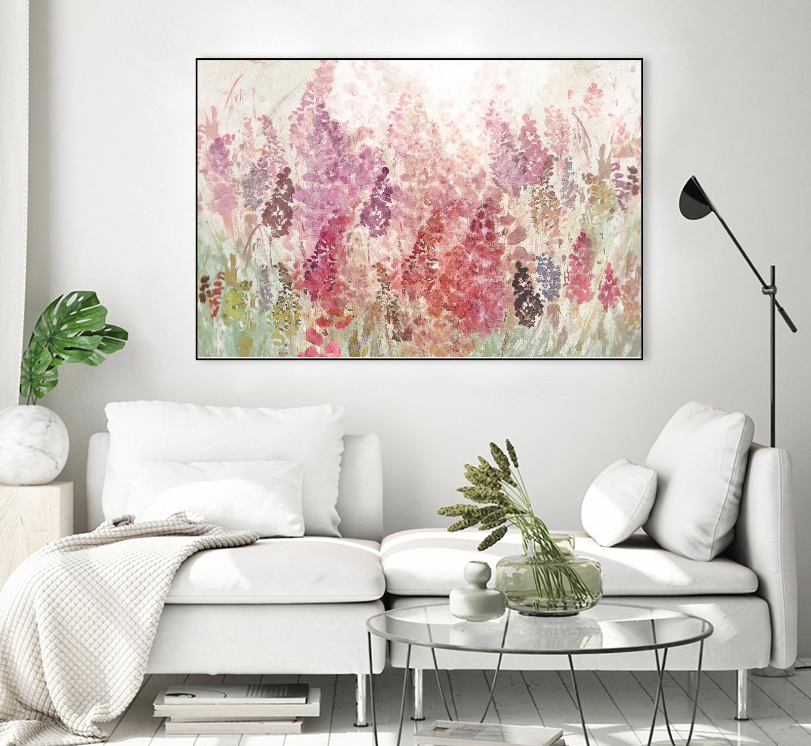 Summer Haze by Ruth Palmer on GIANT ART - red abstract