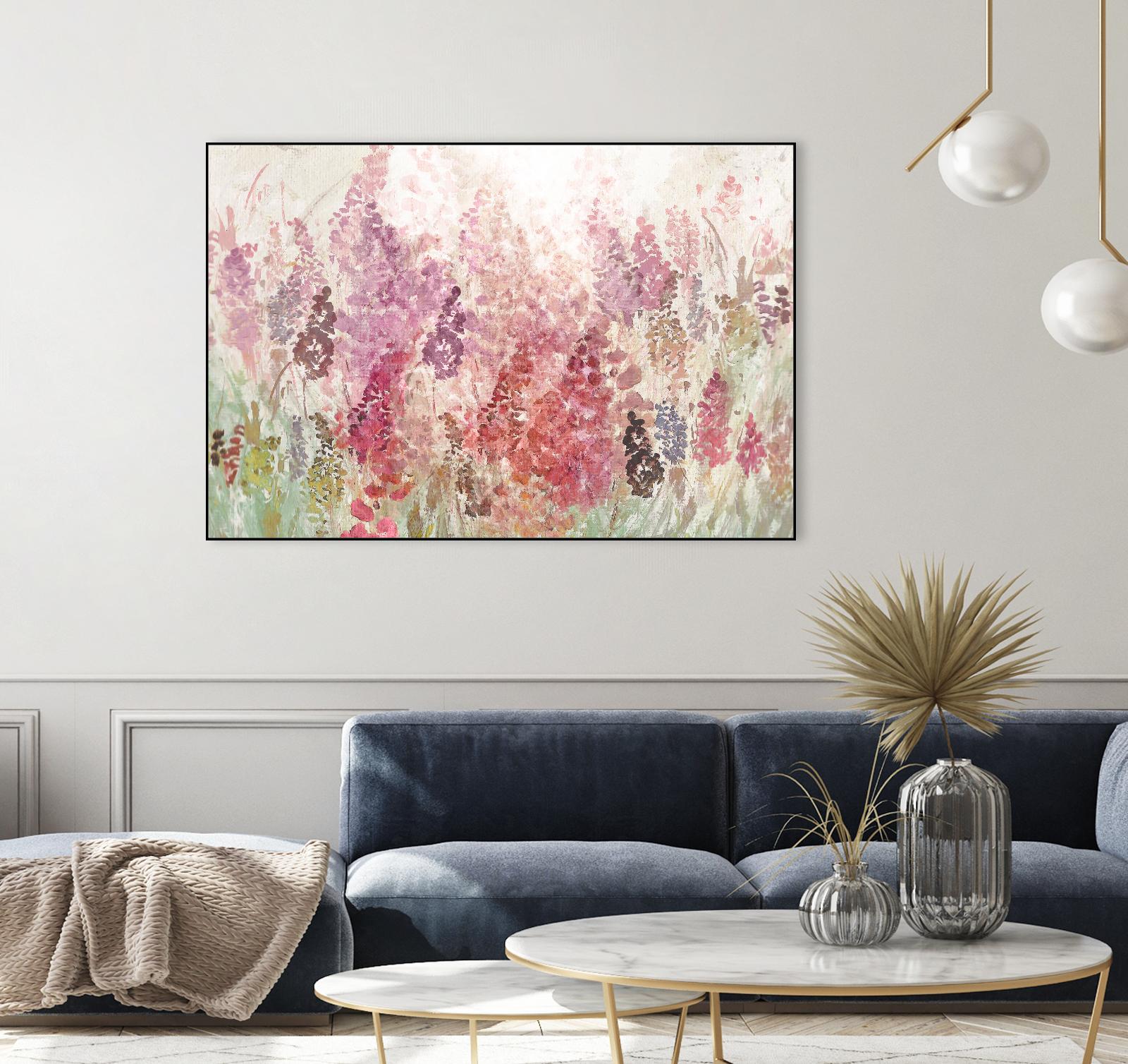 Summer Haze by Ruth Palmer on GIANT ART - red abstract