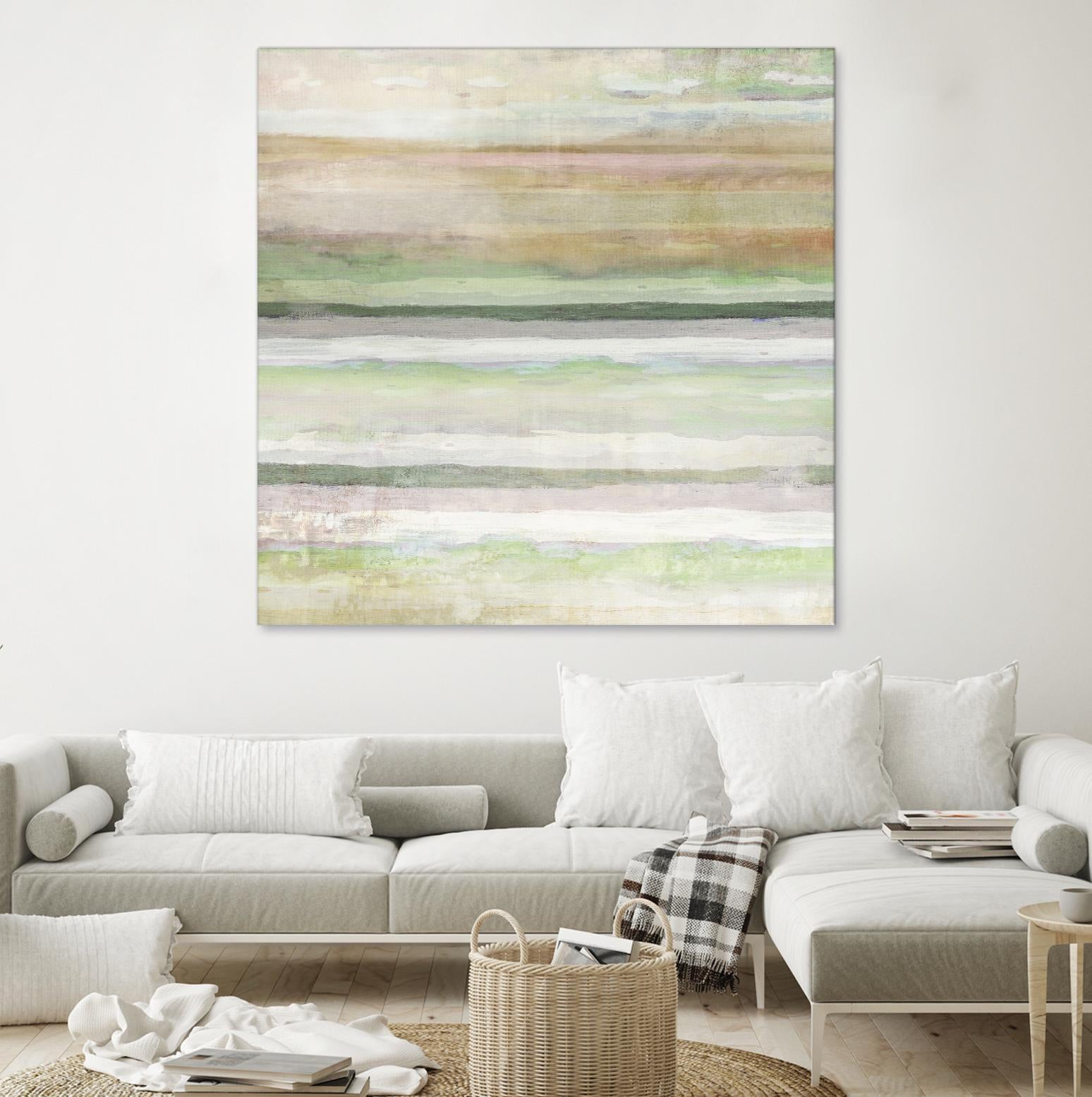 Splash of Summer I by Ruth Palmer on GIANT ART - beige abstract