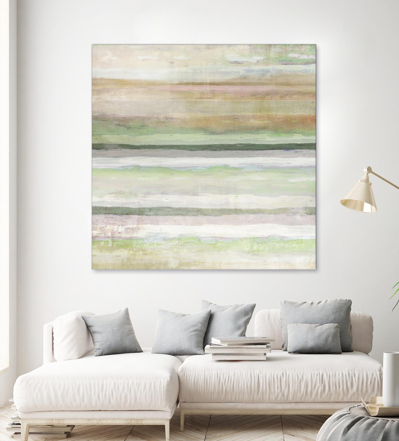 Splash of Summer I by Ruth Palmer on GIANT ART - beige abstract