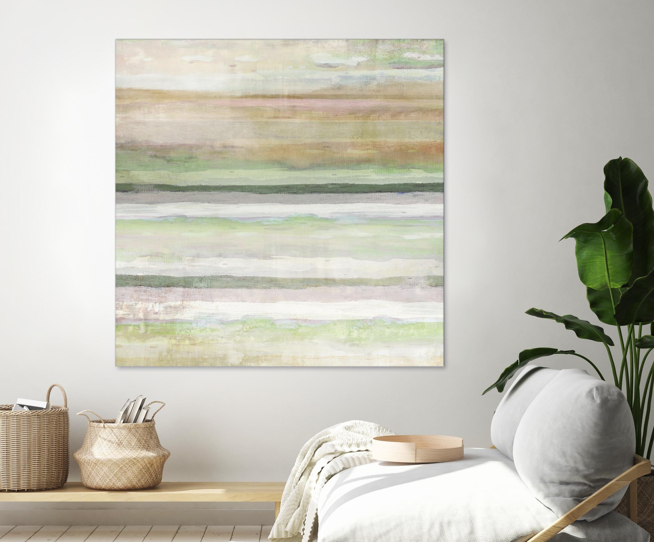 Splash of Summer I by Ruth Palmer on GIANT ART - beige abstract