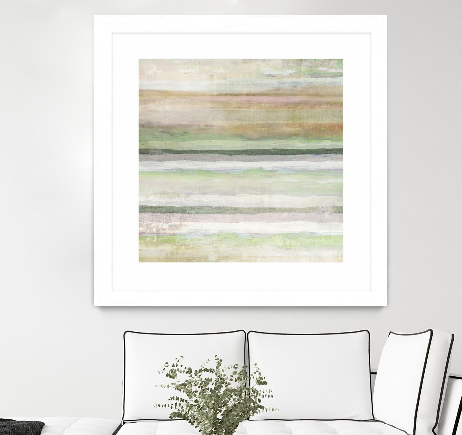 Splash of Summer I by Ruth Palmer on GIANT ART - beige abstract
