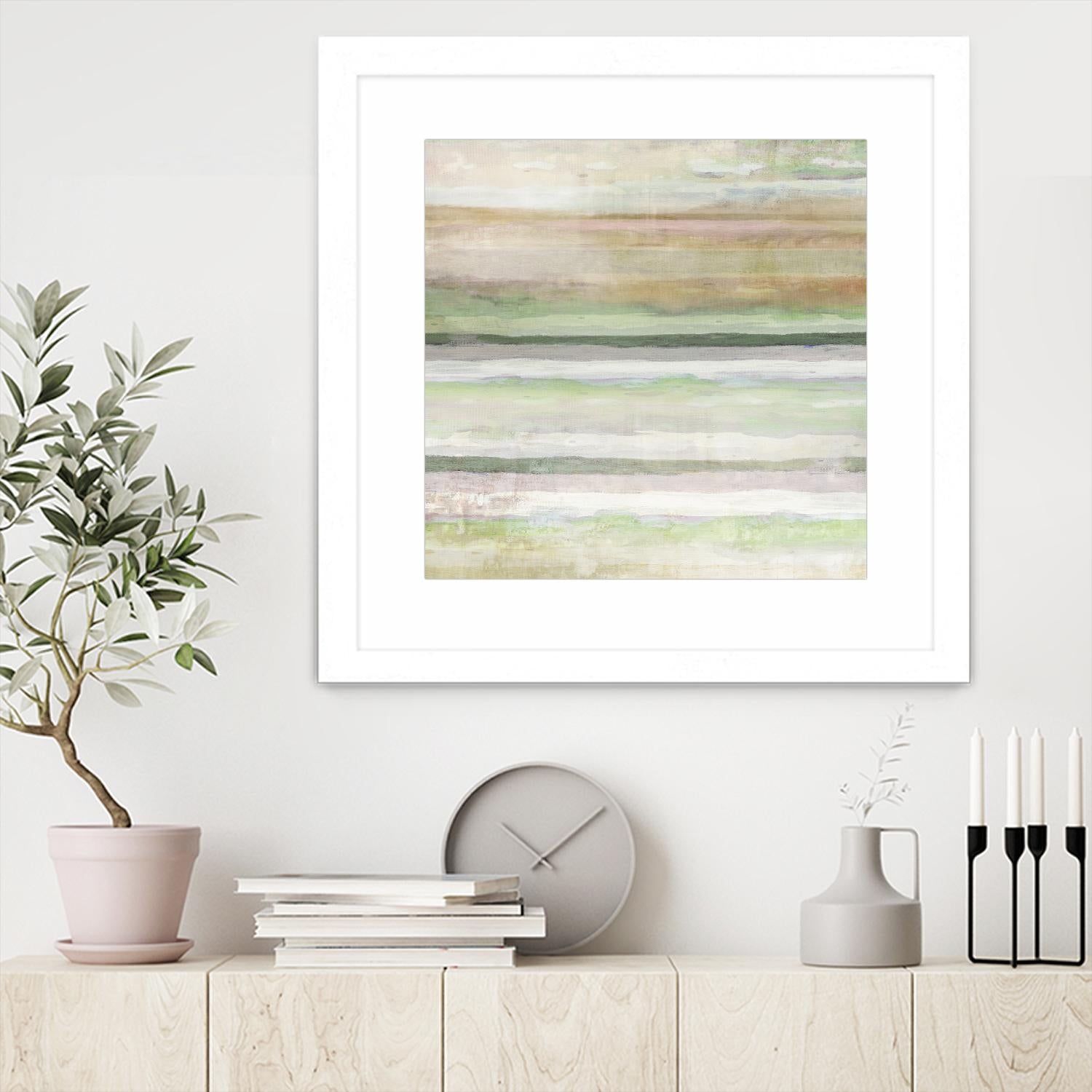 Splash of Summer I by Ruth Palmer on GIANT ART - beige abstract