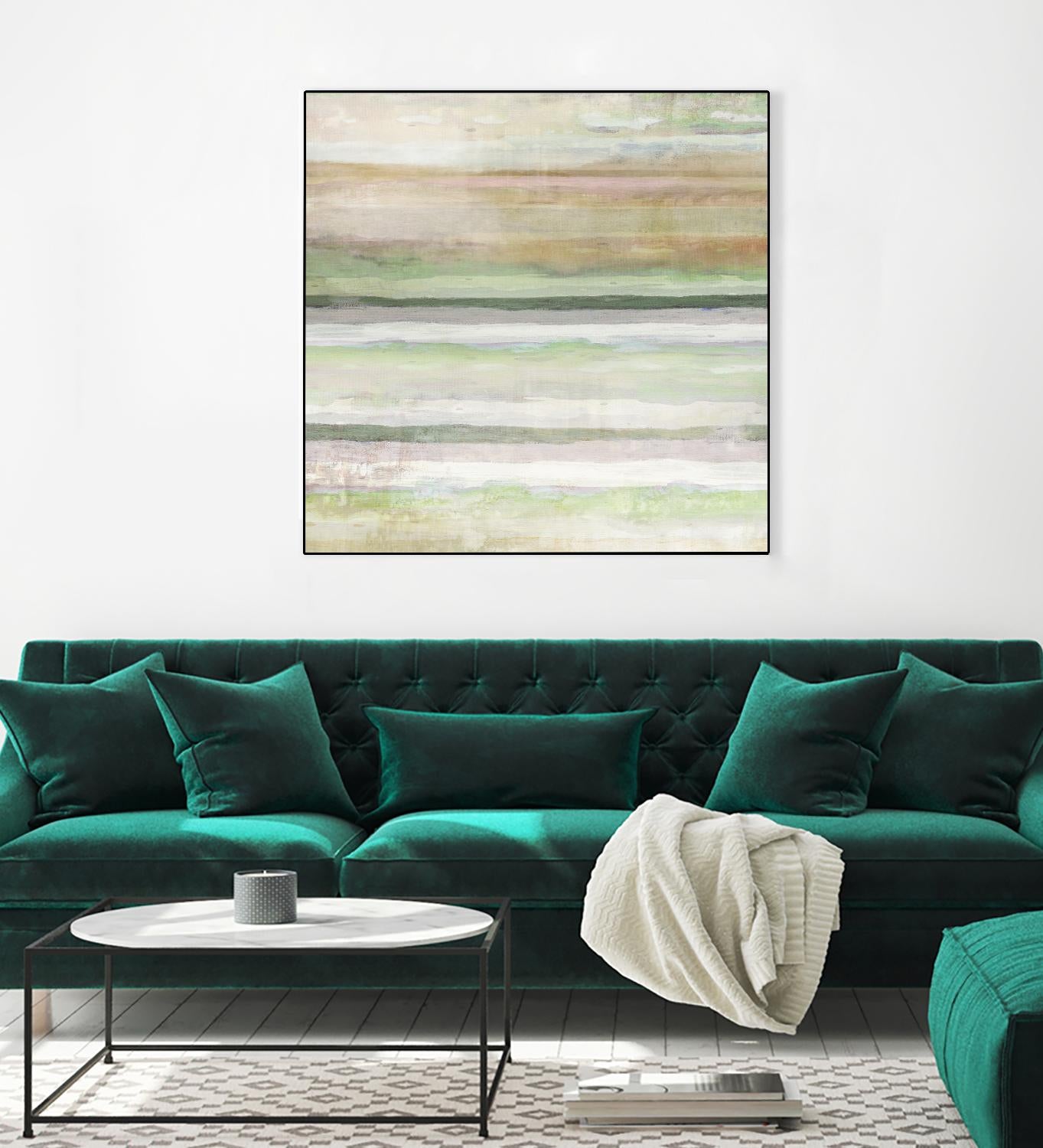 Splash of Summer I by Ruth Palmer on GIANT ART - beige abstract