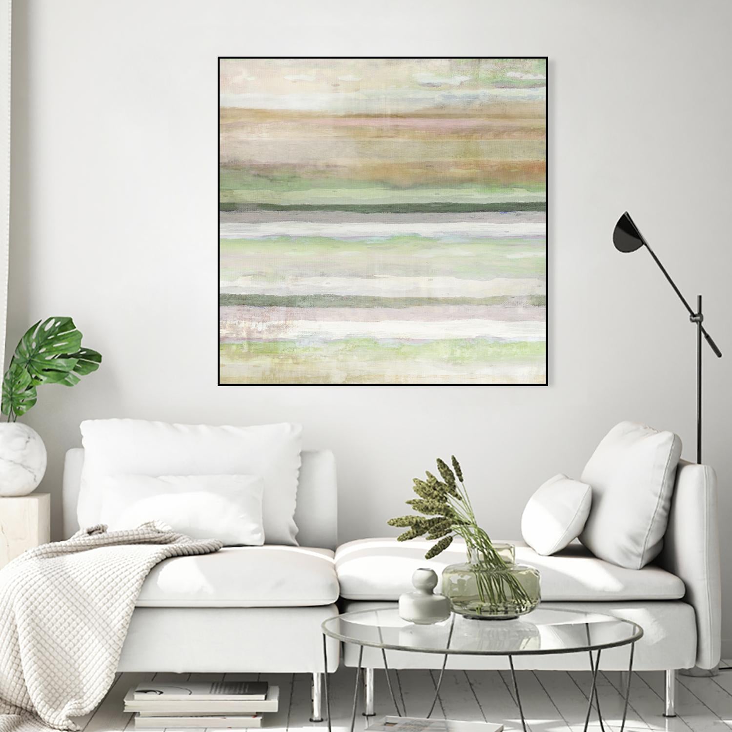 Splash of Summer I by Ruth Palmer on GIANT ART - beige abstract