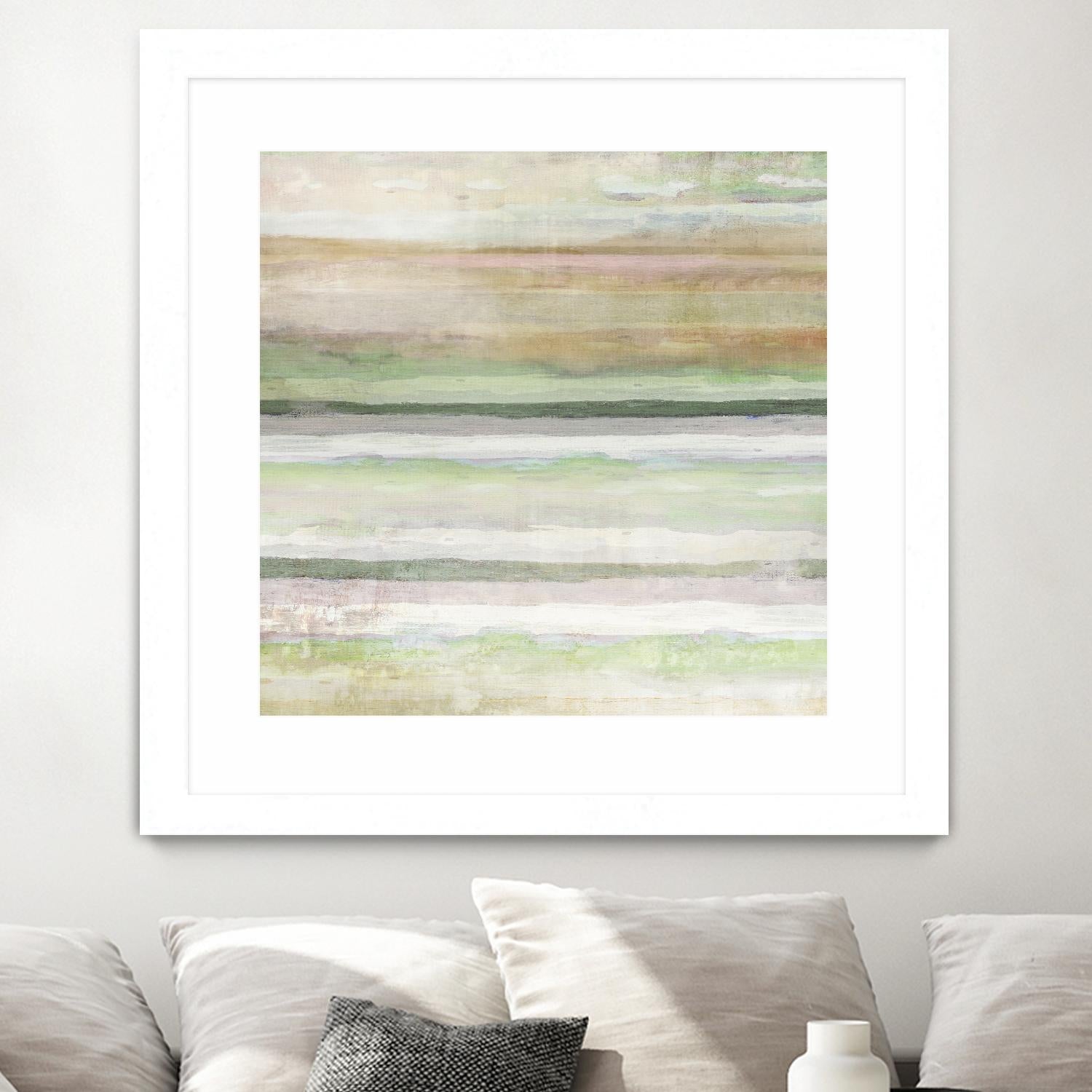 Splash of Summer I by Ruth Palmer on GIANT ART - beige abstract