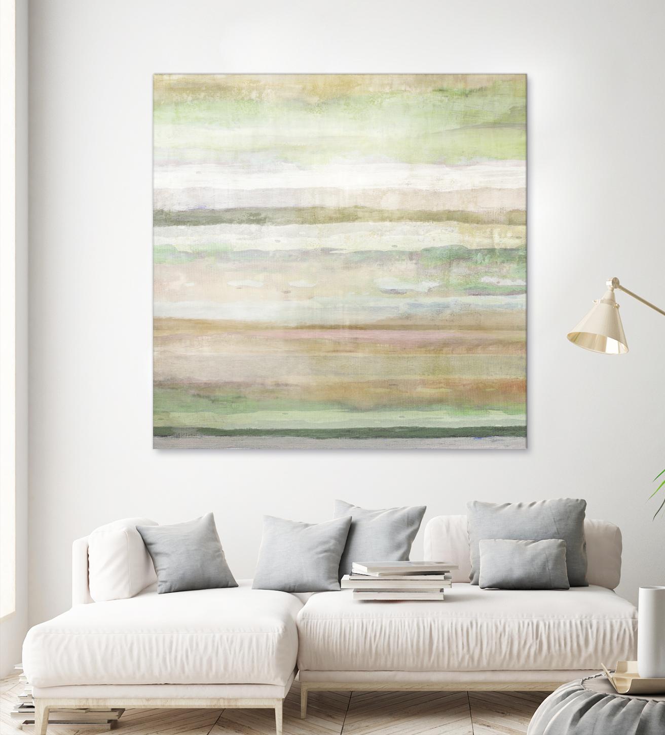 Splash of Summer II by Ruth Palmer on GIANT ART - green abstract