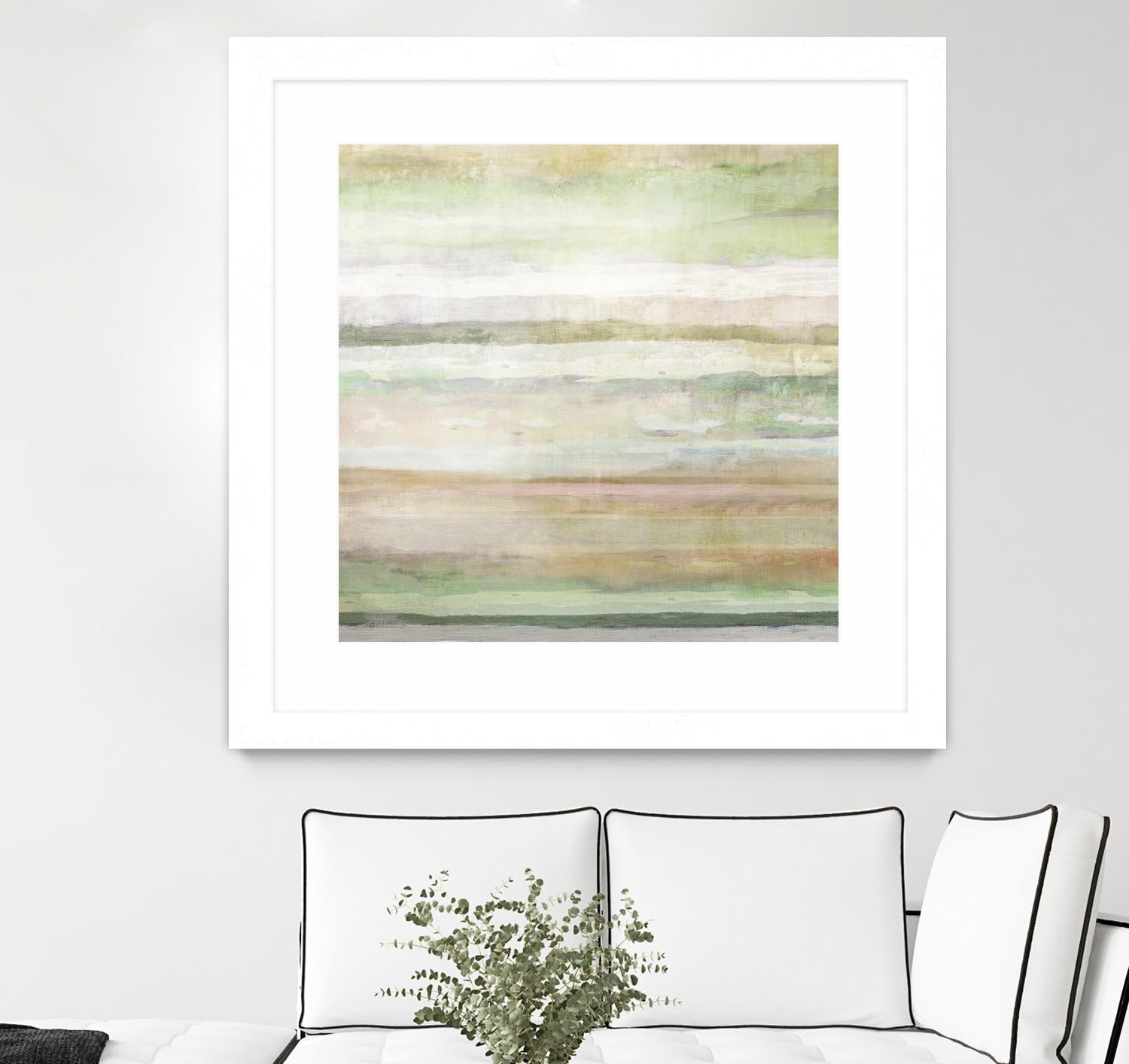 Splash of Summer II by Ruth Palmer on GIANT ART - green abstract